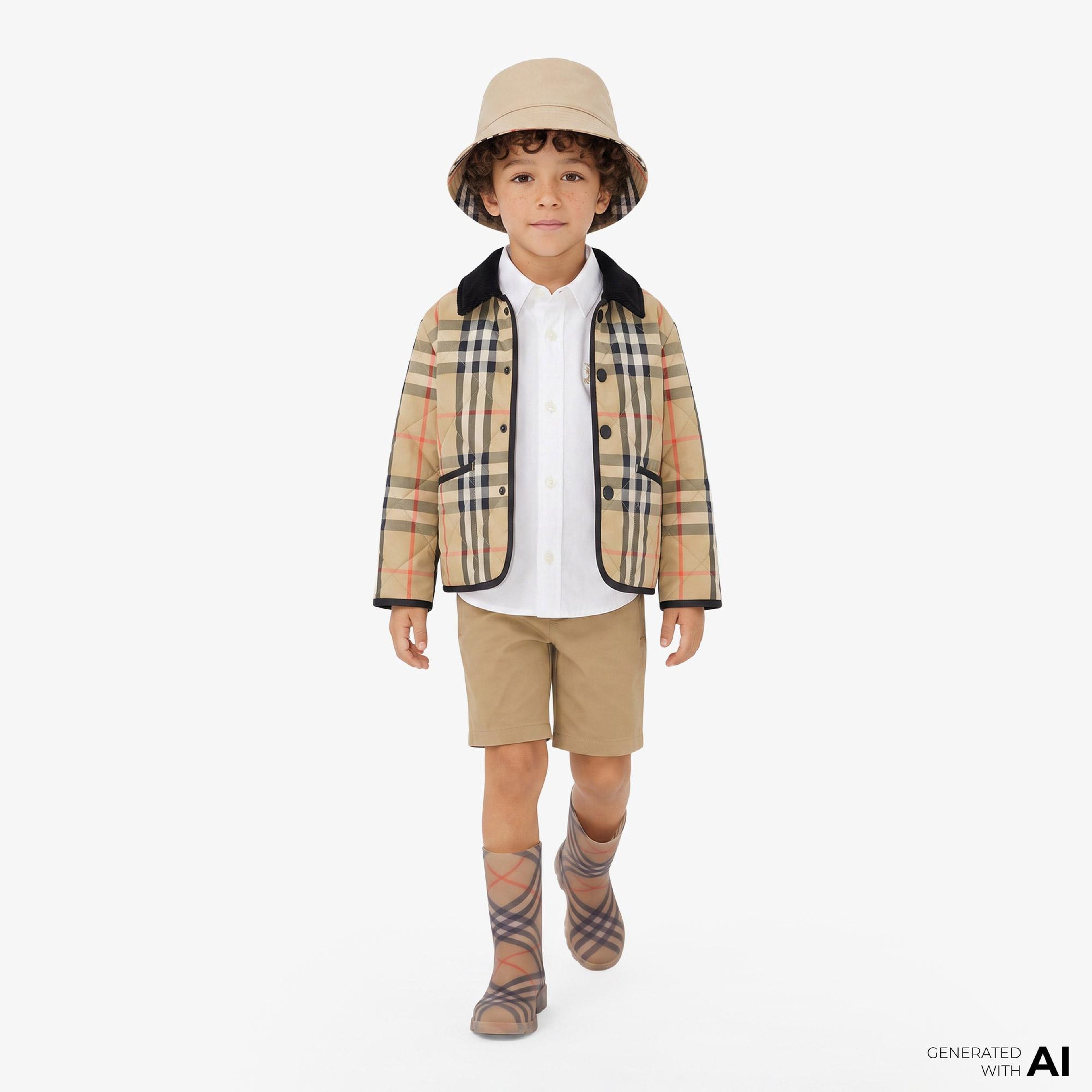 Burberry Çocuk Bej Mont