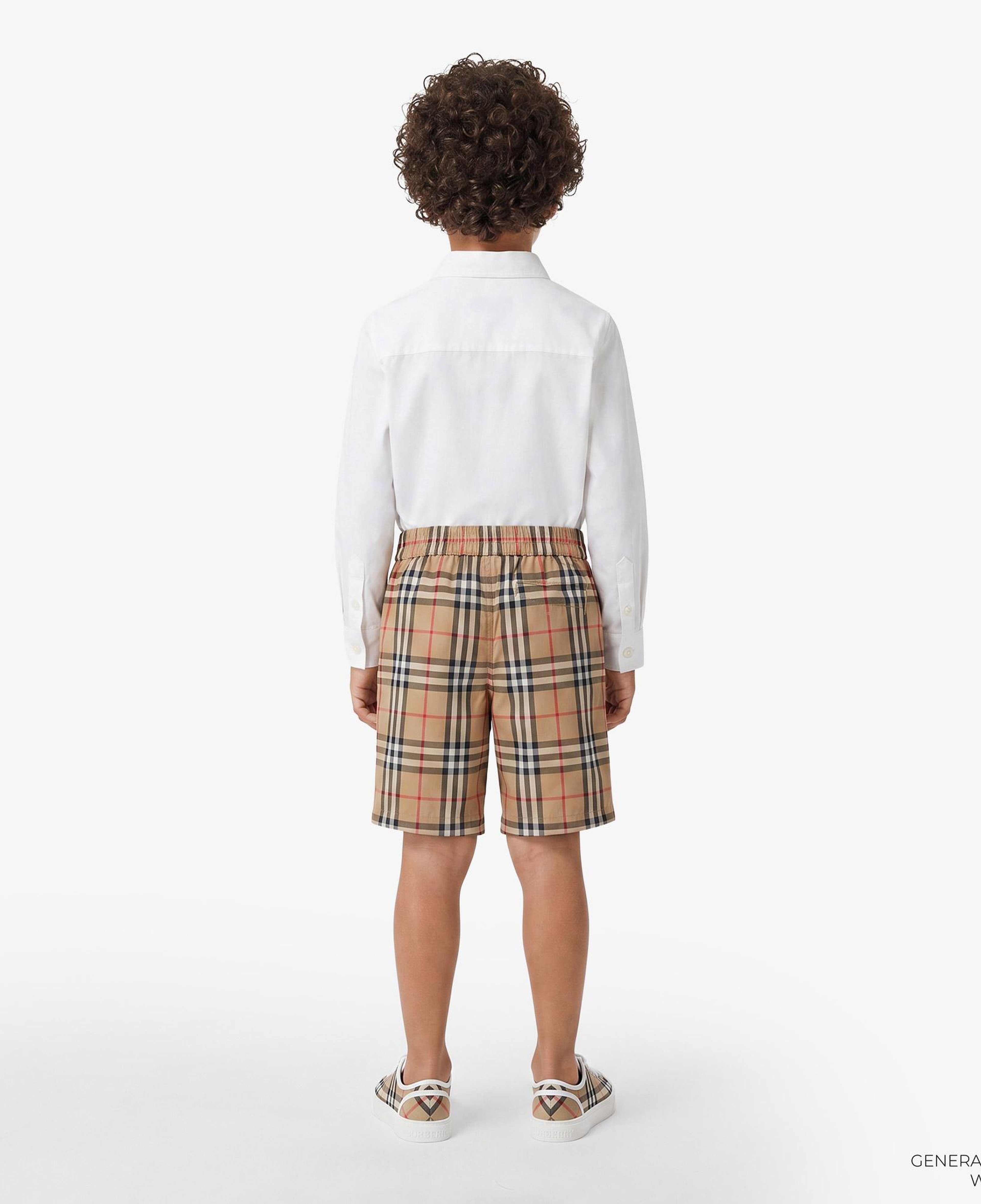 Burberry Check Pamuk Çocuk Bej Şort