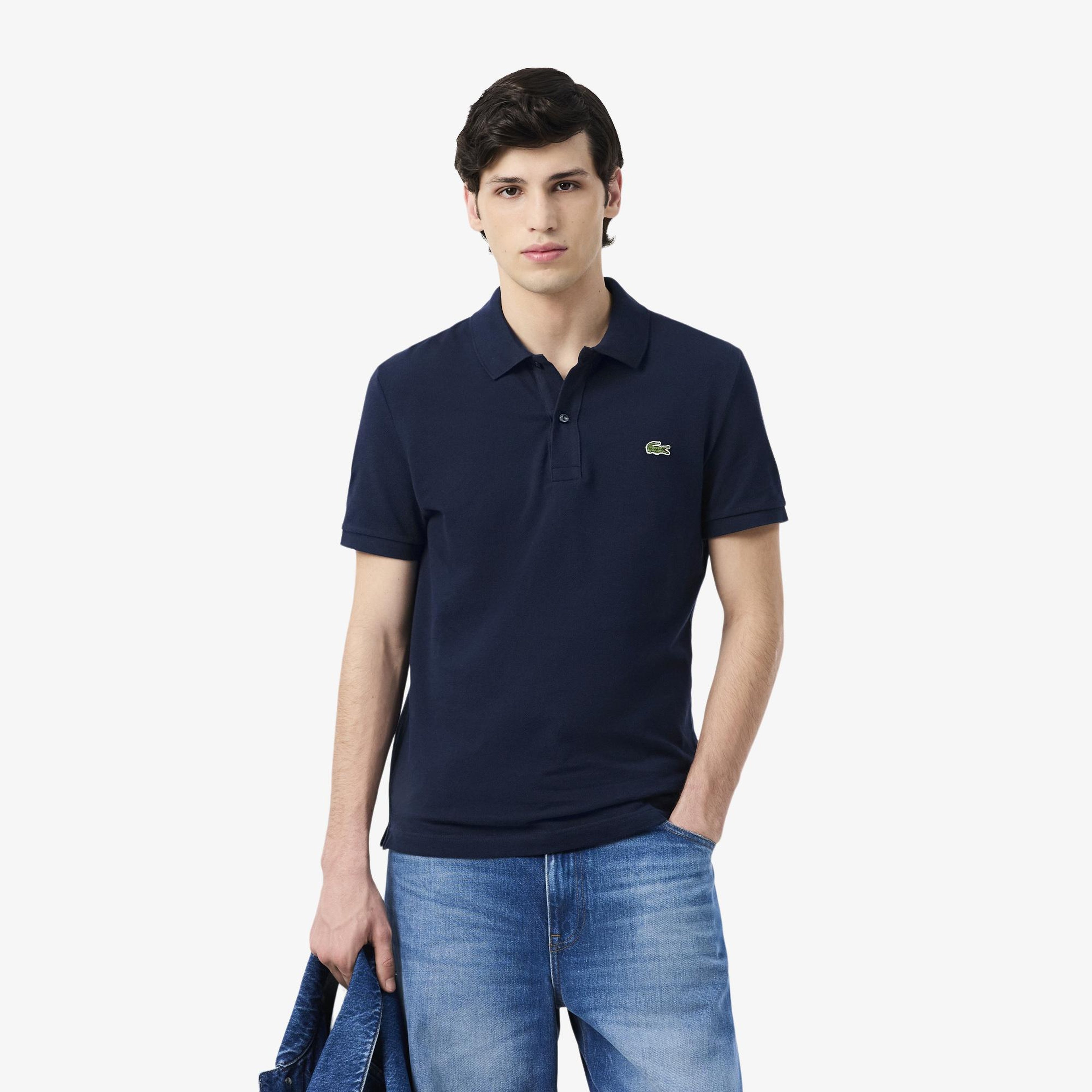 L.12.12 Erkek Slim Fit Lacivert Polo