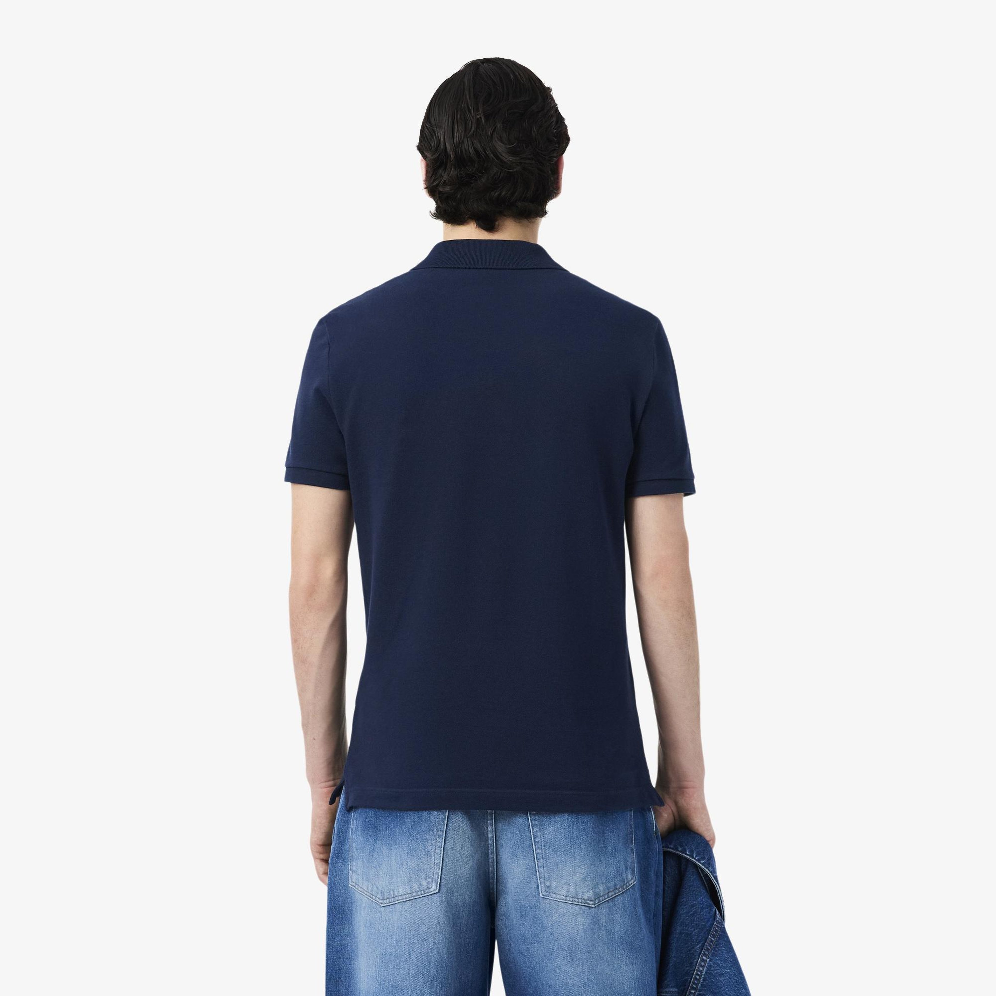 L.12.12 Erkek Slim Fit Lacivert Polo