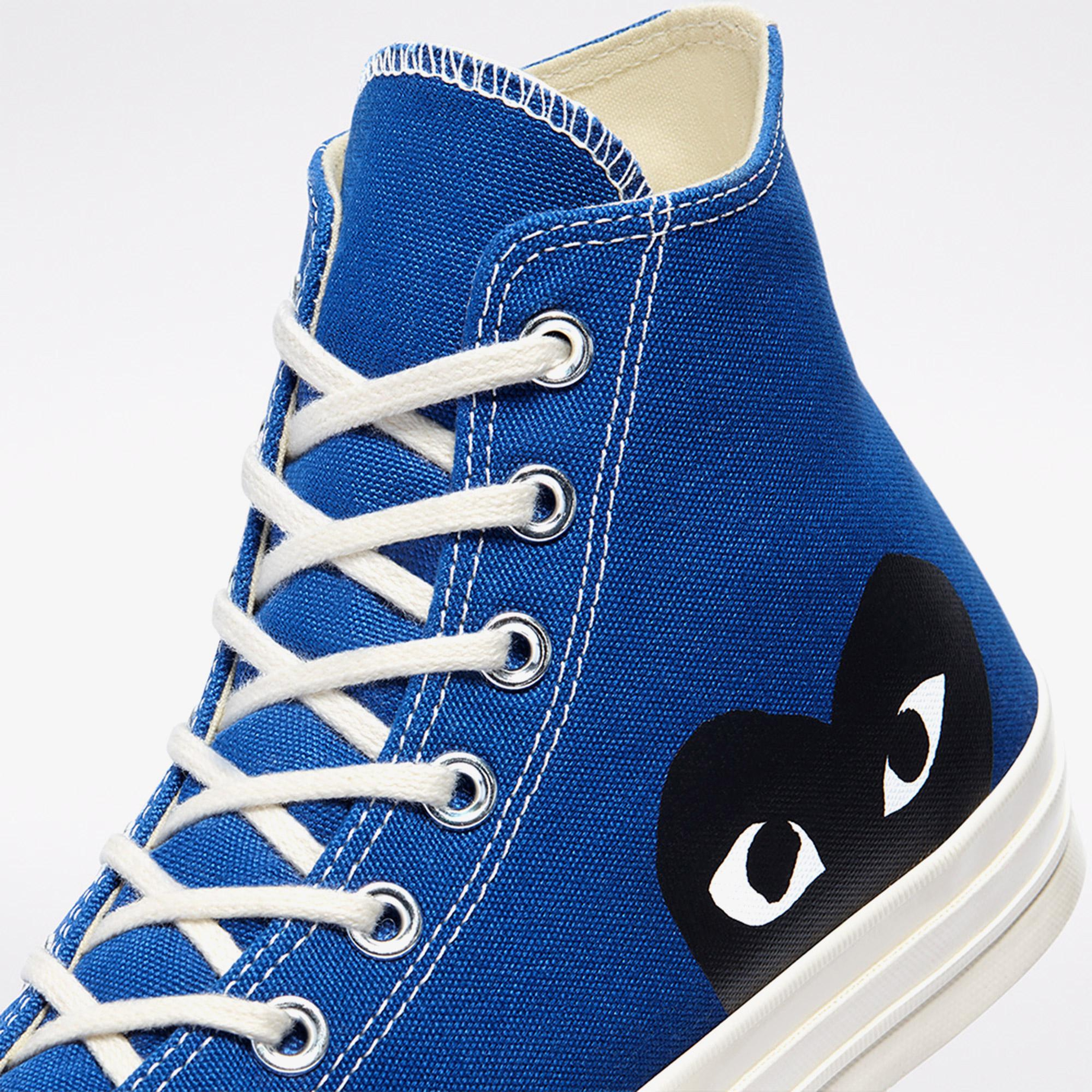 Converse X Comme Des Garçons Play Chuck 70 Unisex Mavi Bilekli Sneaker