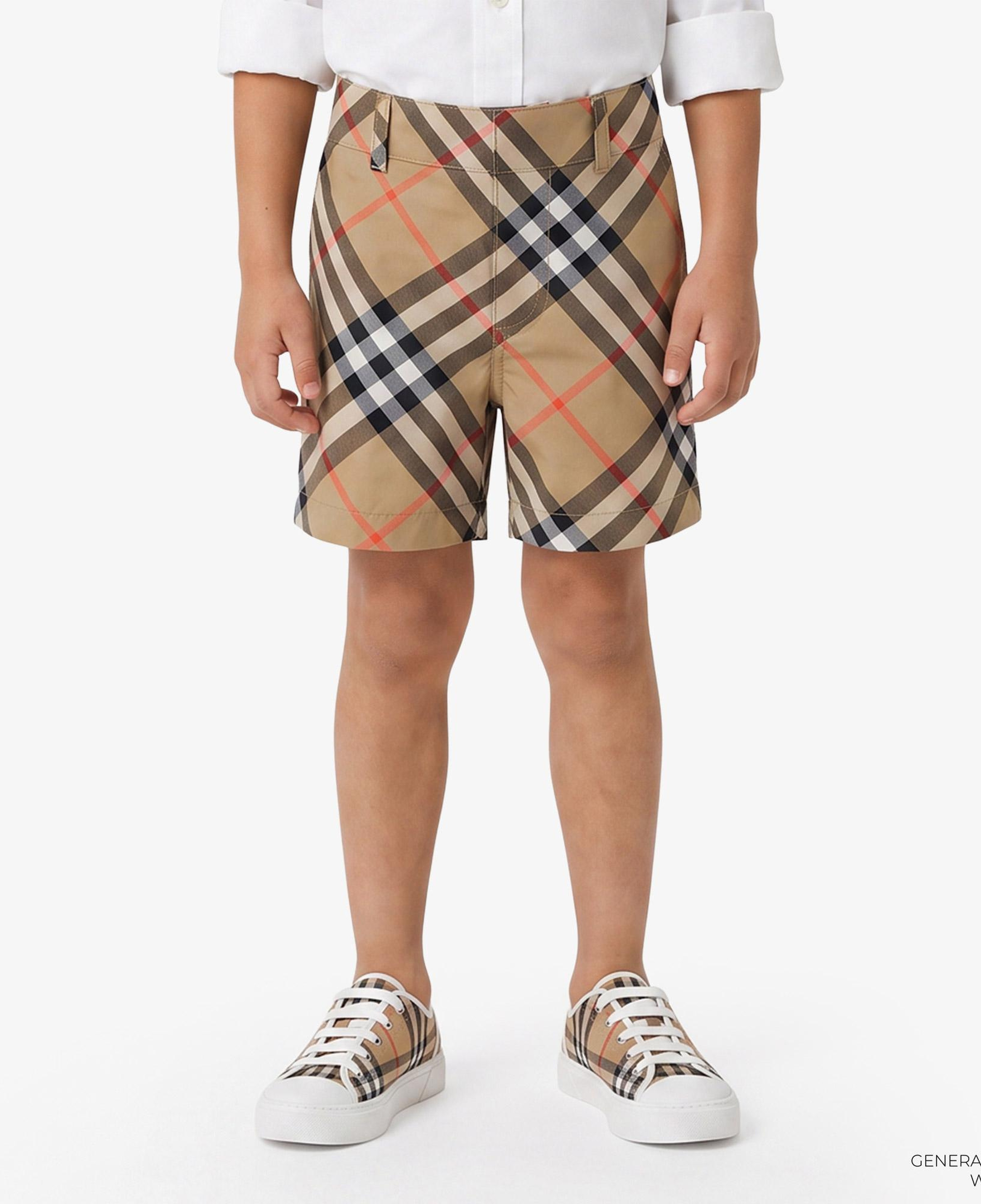 Burberry Check Pamuk Çocuk Bej Şort