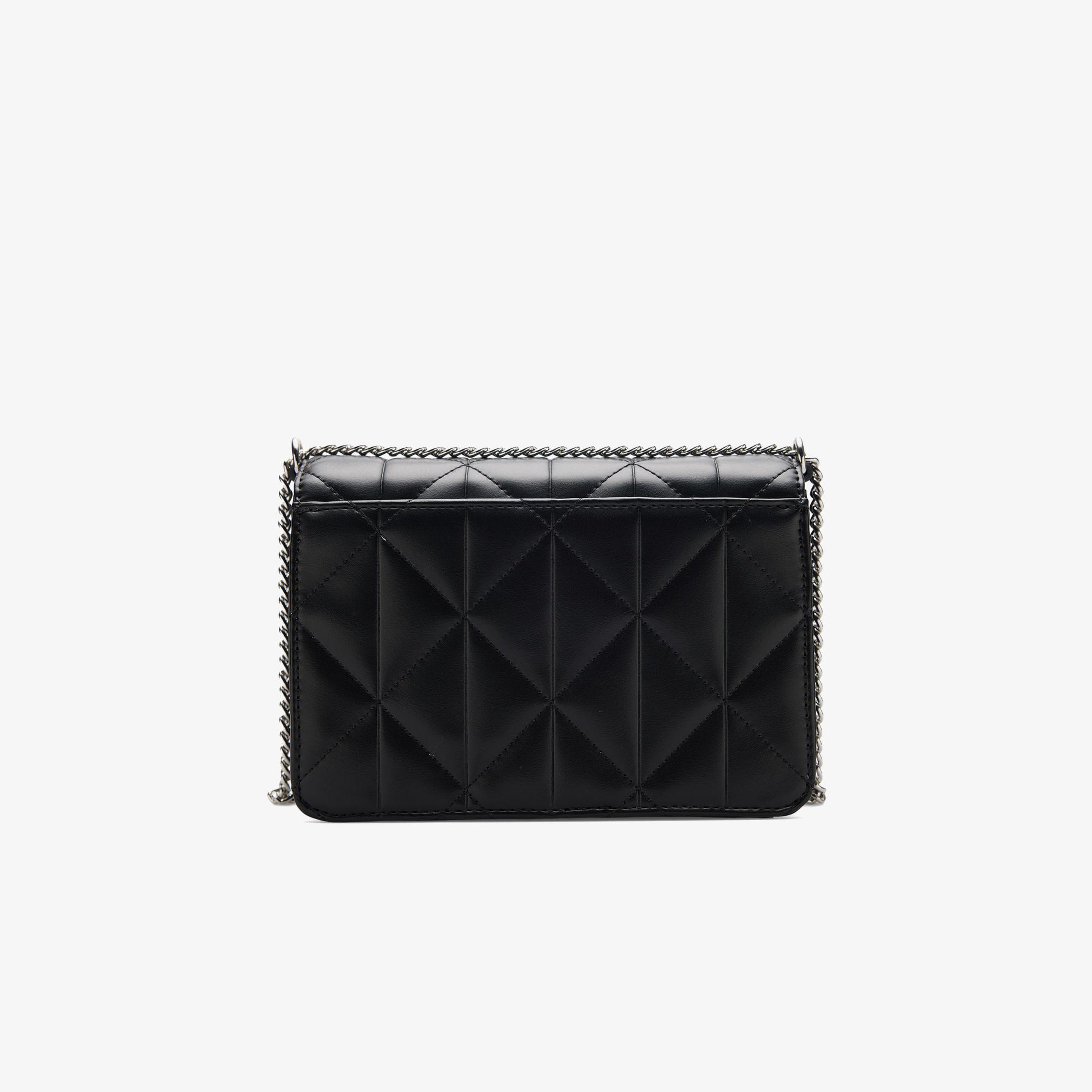 Calvin Klein Quilted Mini Chain Kadın Siyah Omuz Çantası