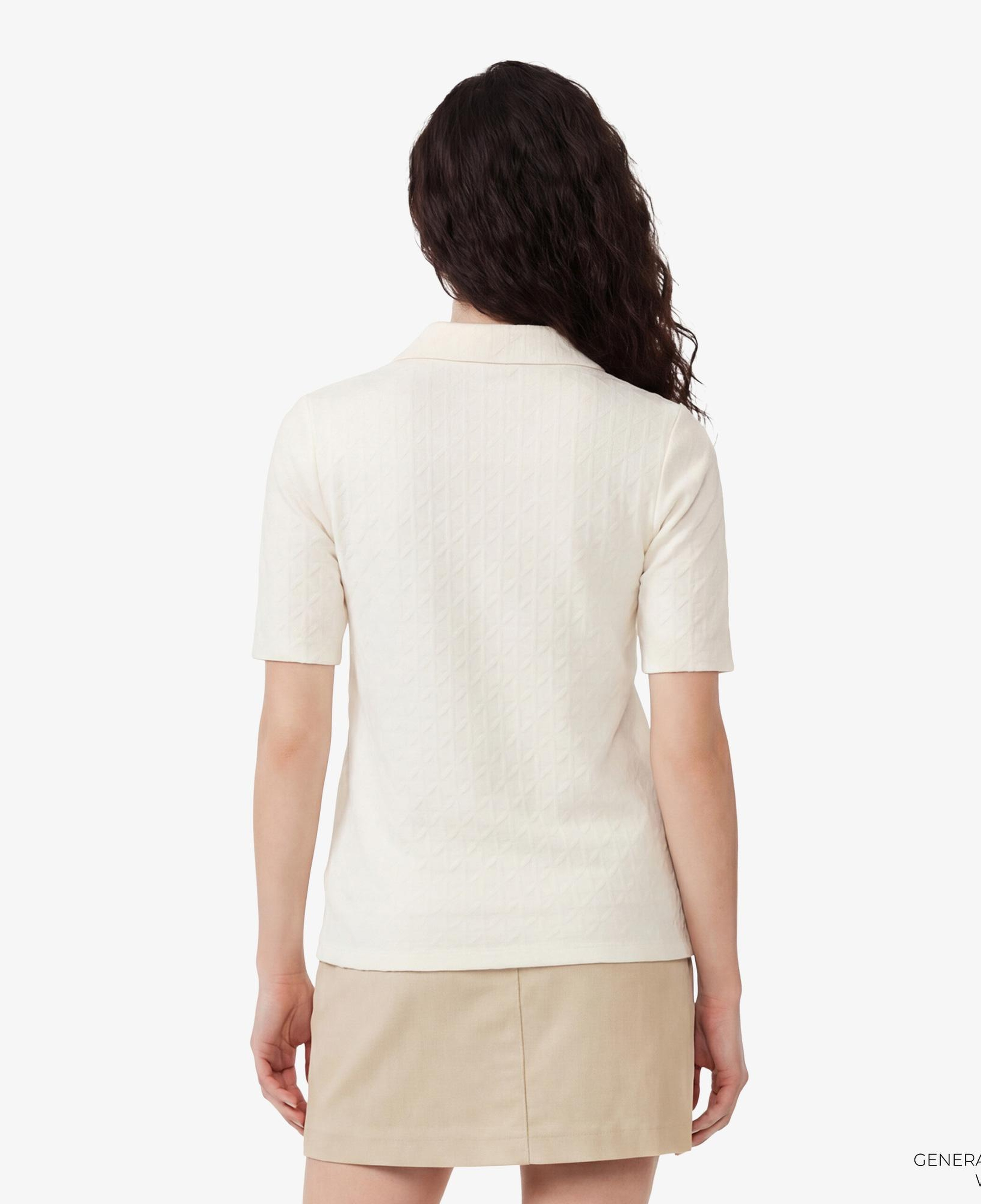 Calvin Klein Textured Kadın Beyaz Polo
