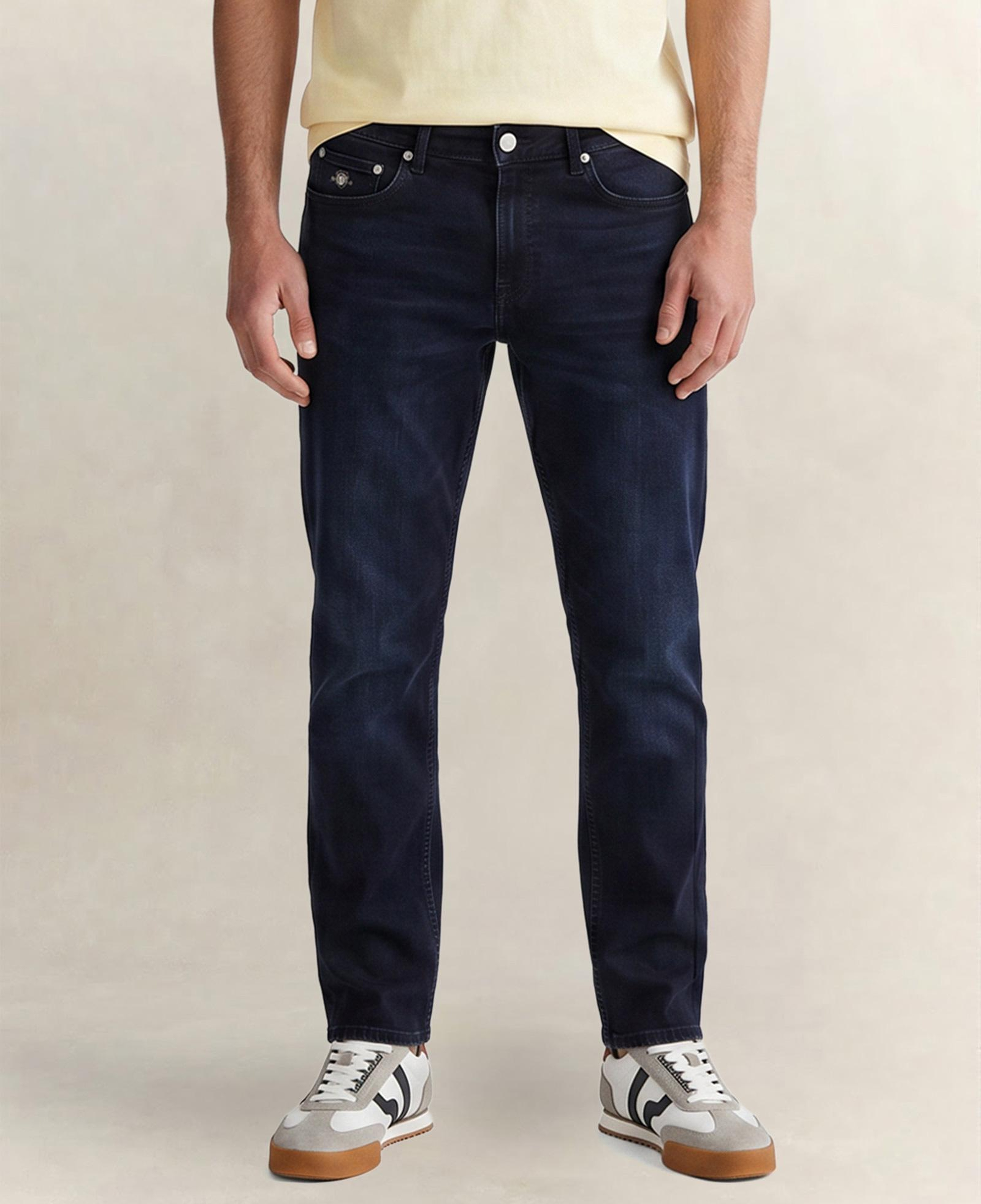 GANT Erkek Lacivert Regular Fit Logolu Jean