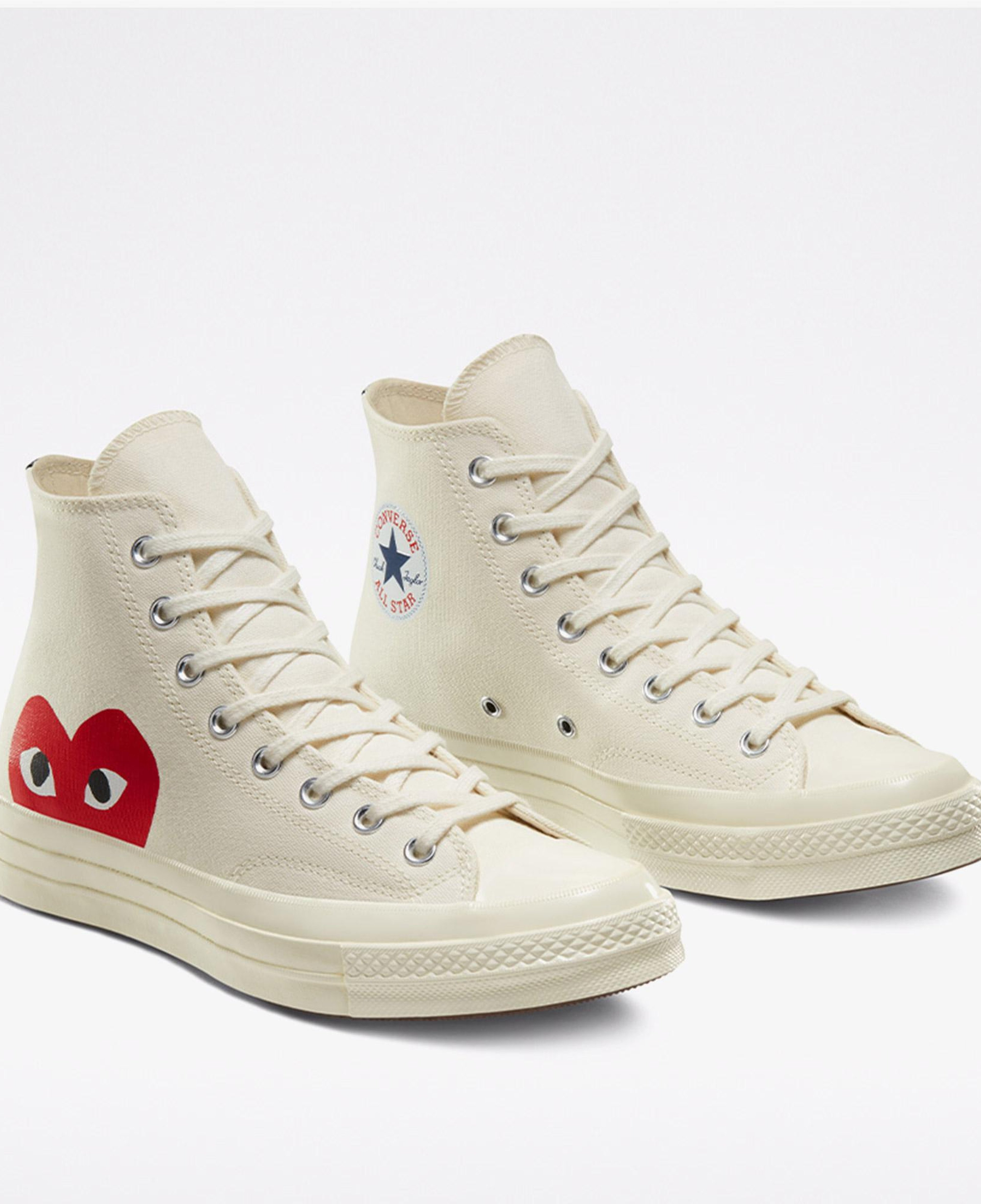Converse X Comme Des Garçons Play Chuck 70 Unisex Beyaz Sneaker