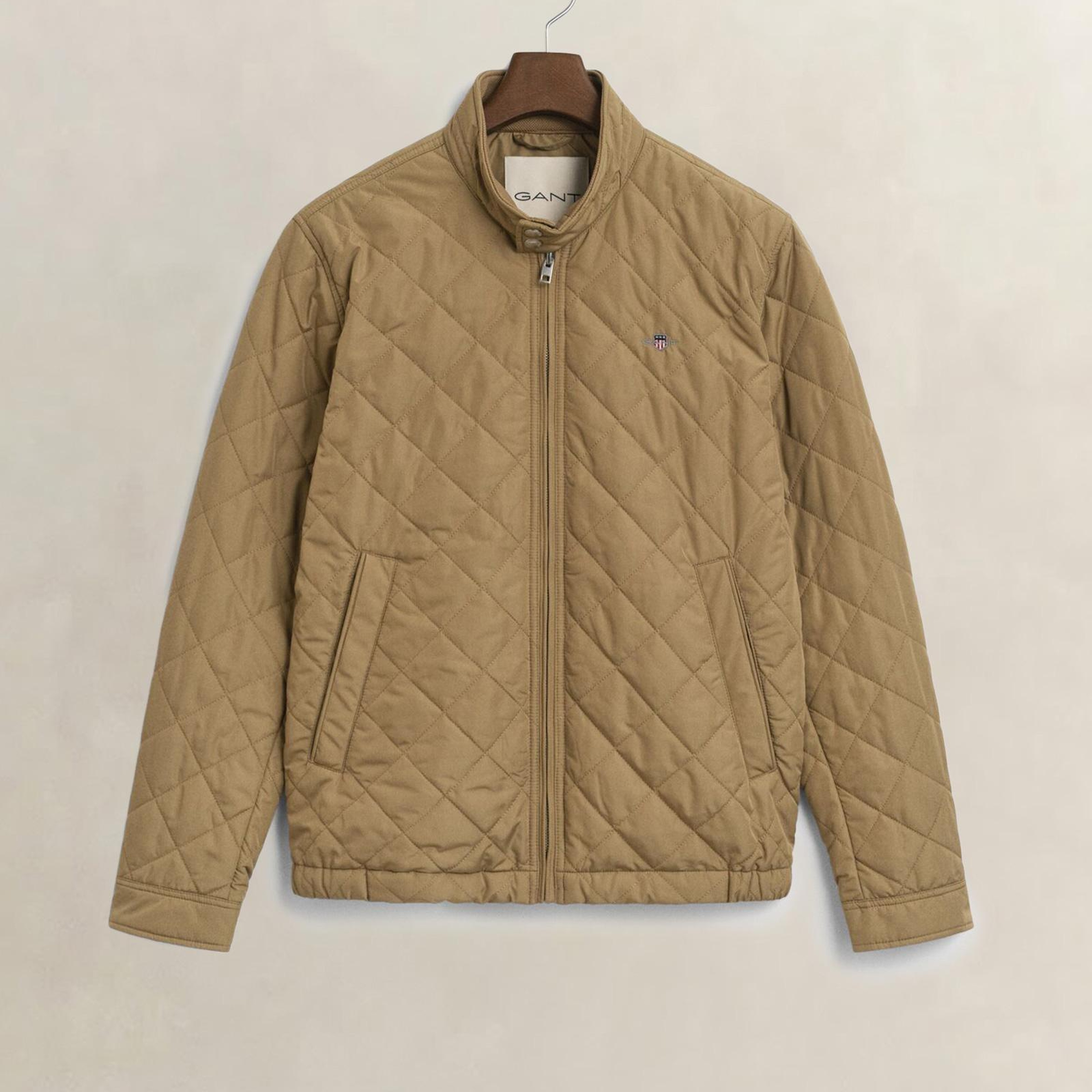 GANT Erkek Bej Regular Fit Fermuarlı Ceket