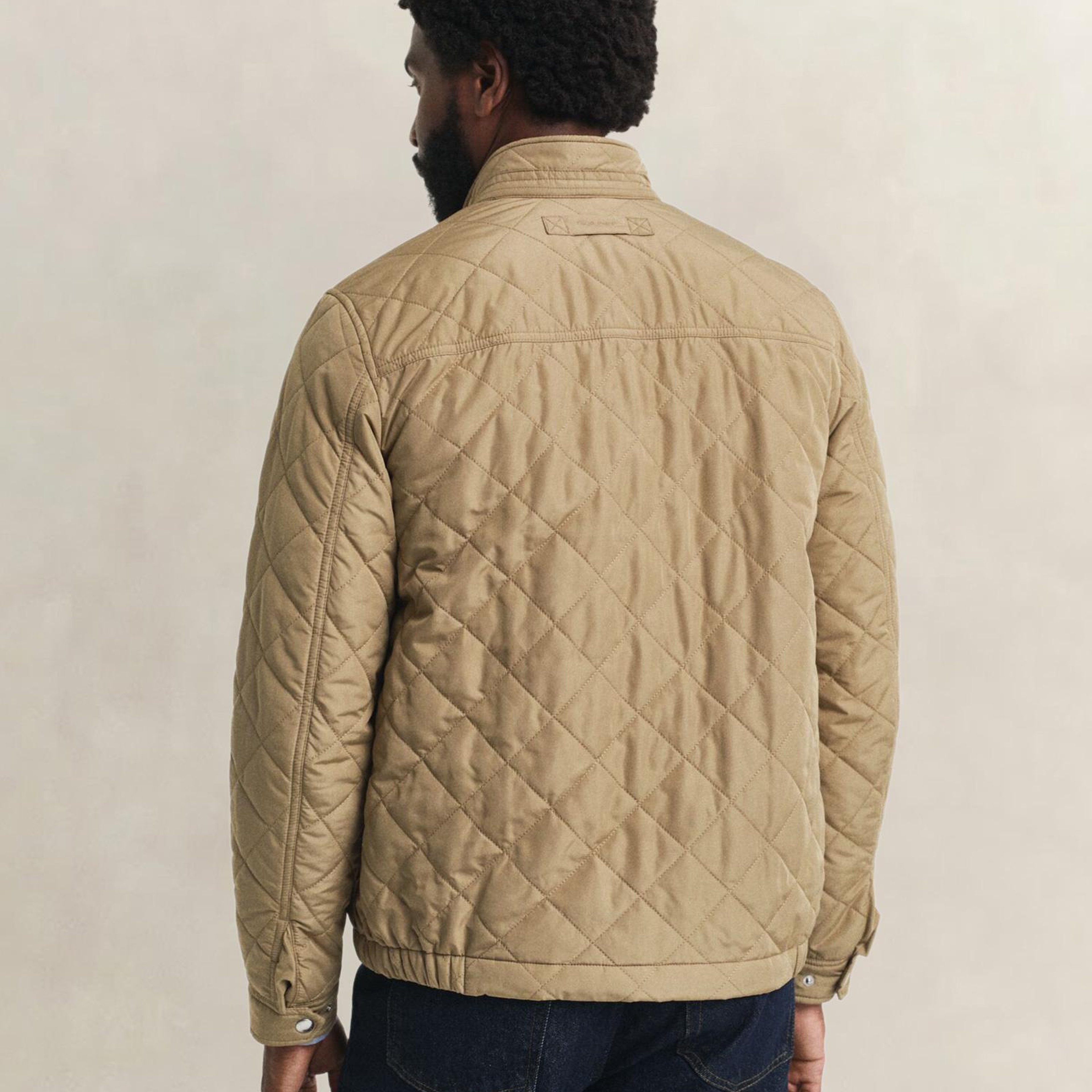 GANT Erkek Bej Regular Fit Fermuarlı Ceket