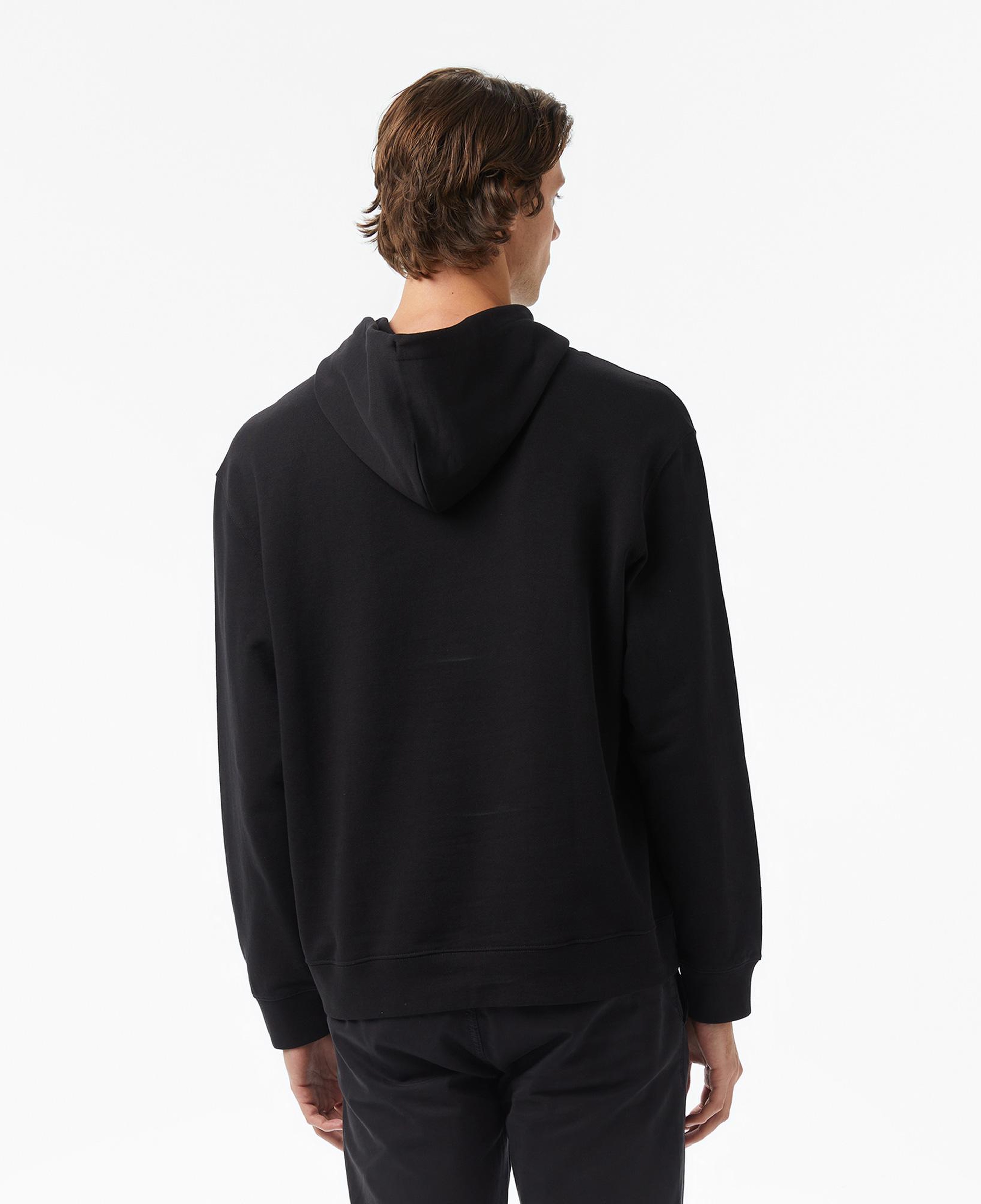 Calvin Klein Terry Box Graphic Erkek Siyah Hoodie
