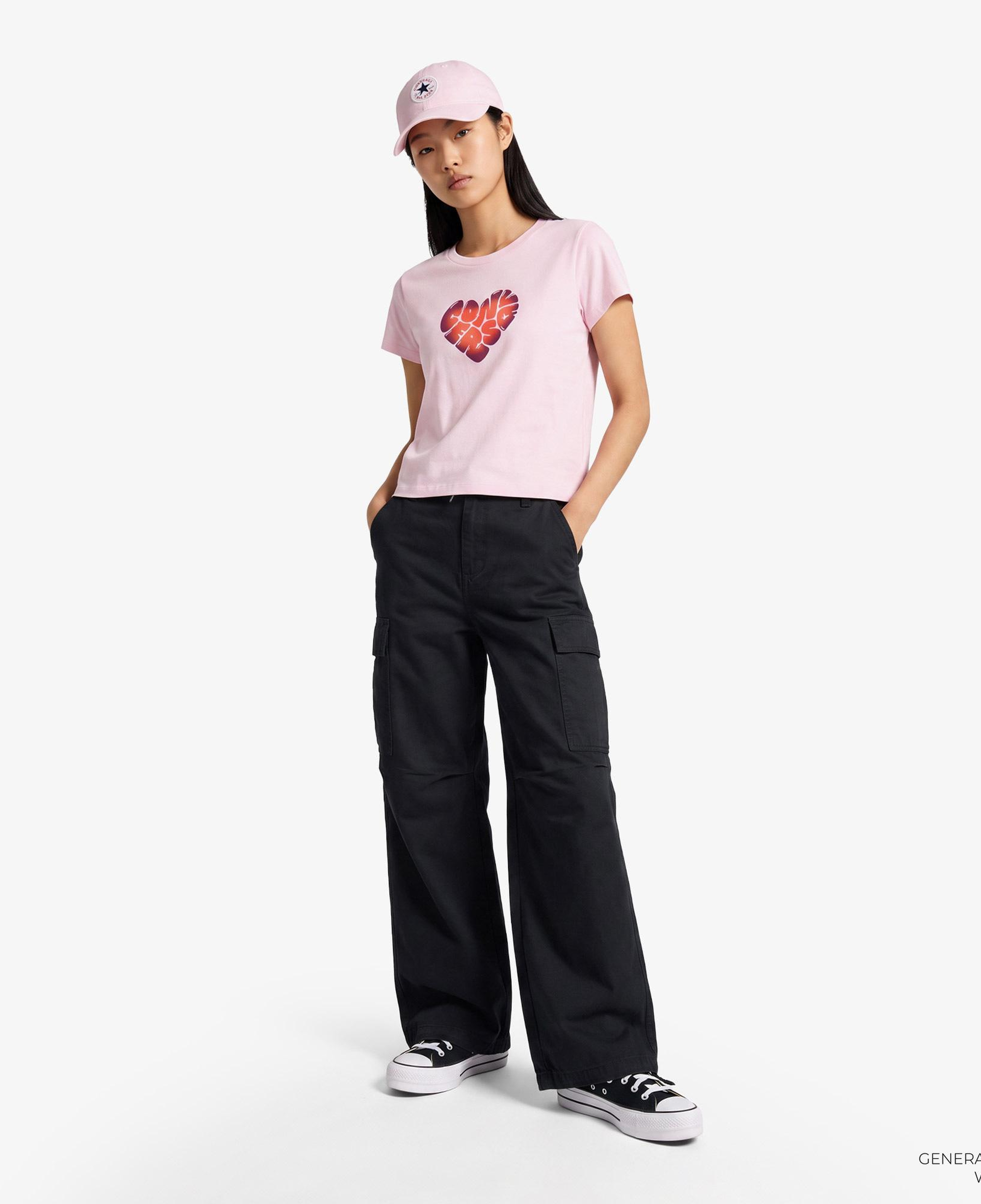 Converse Kadın Pembe T-Shirt