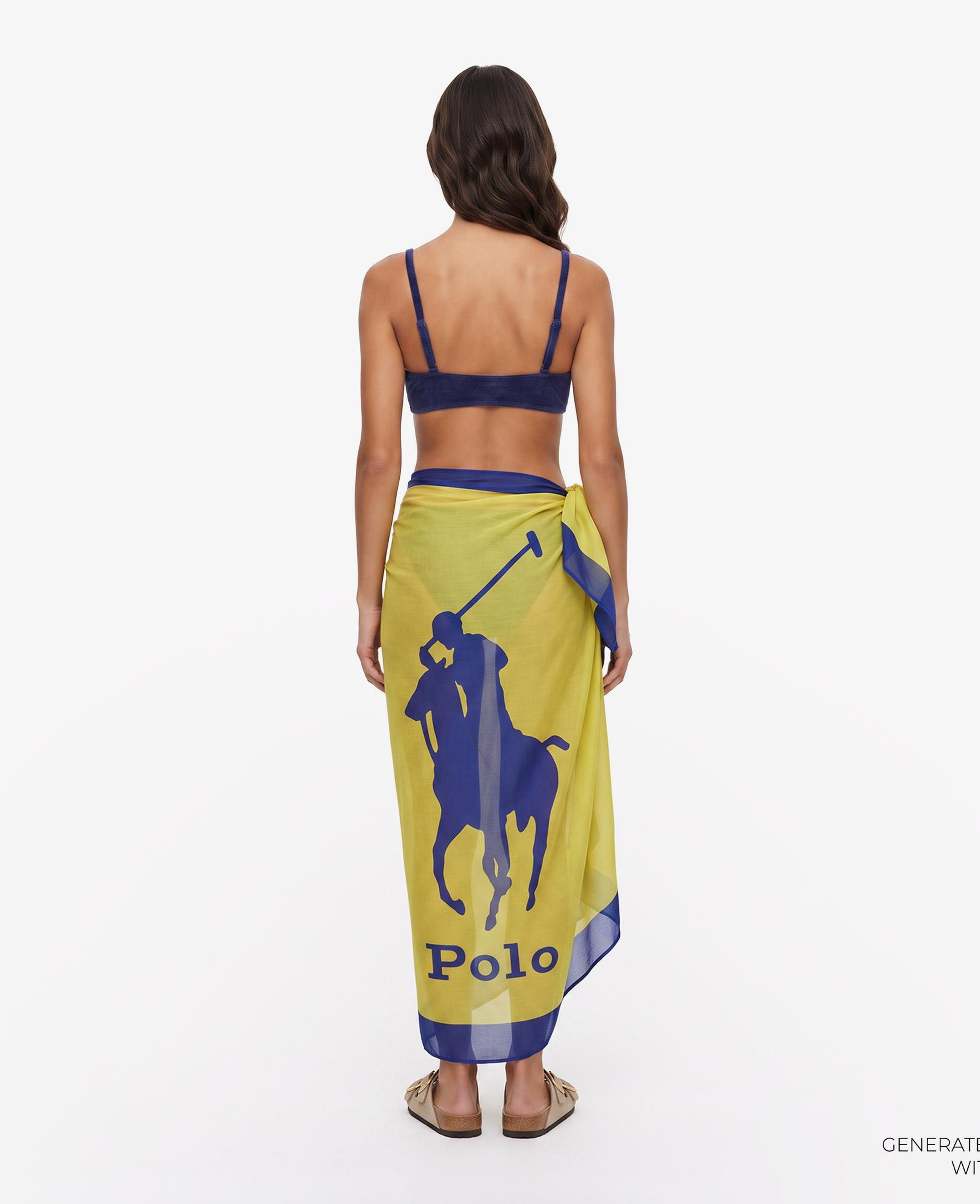 Polo Ralph Lauren Pony Long Modal Kadın Sarı Pareo