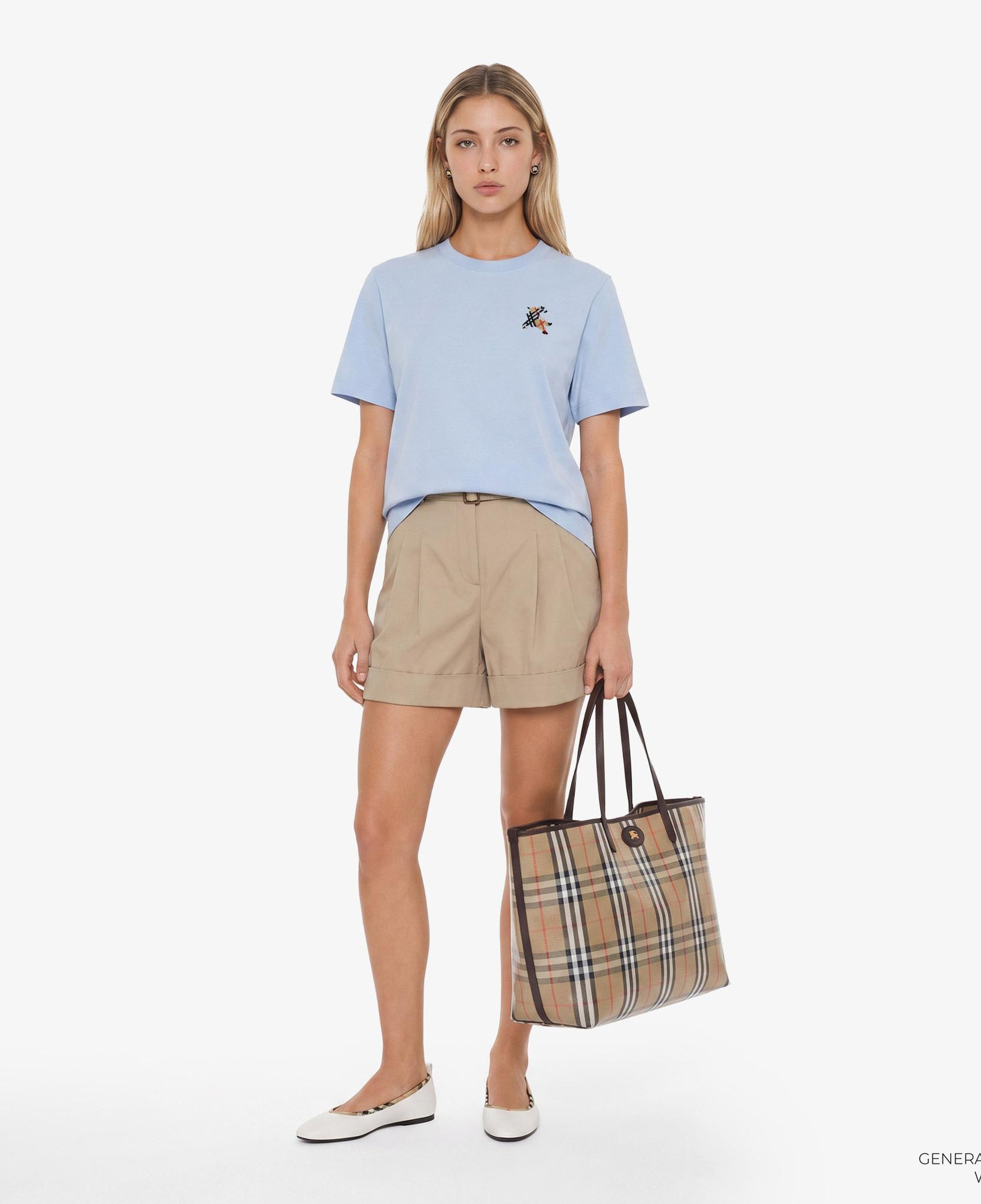 Burberry Frankie Ekd Kadın Mavi T-Shirt