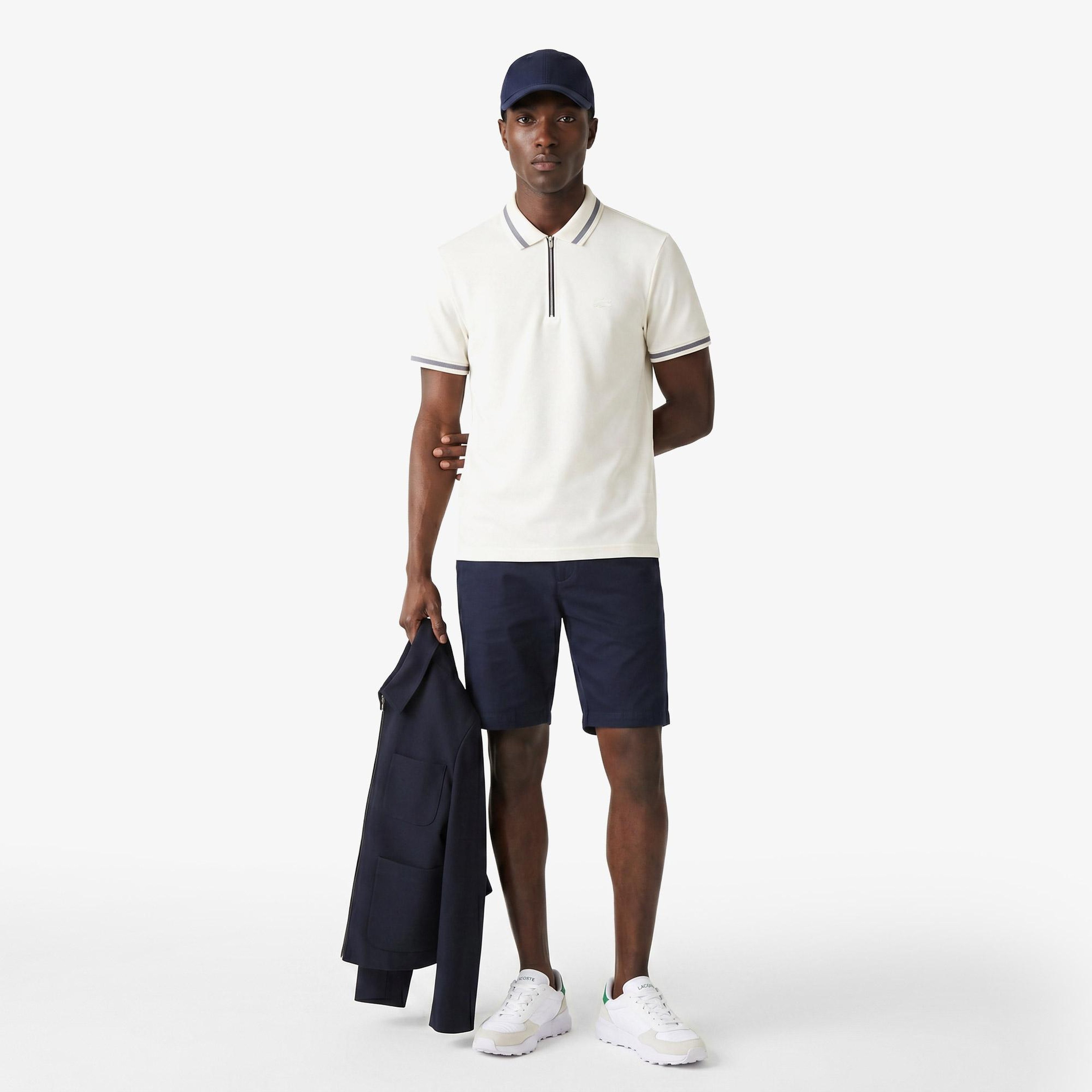 Erkek Regular Fit Beyaz Polo