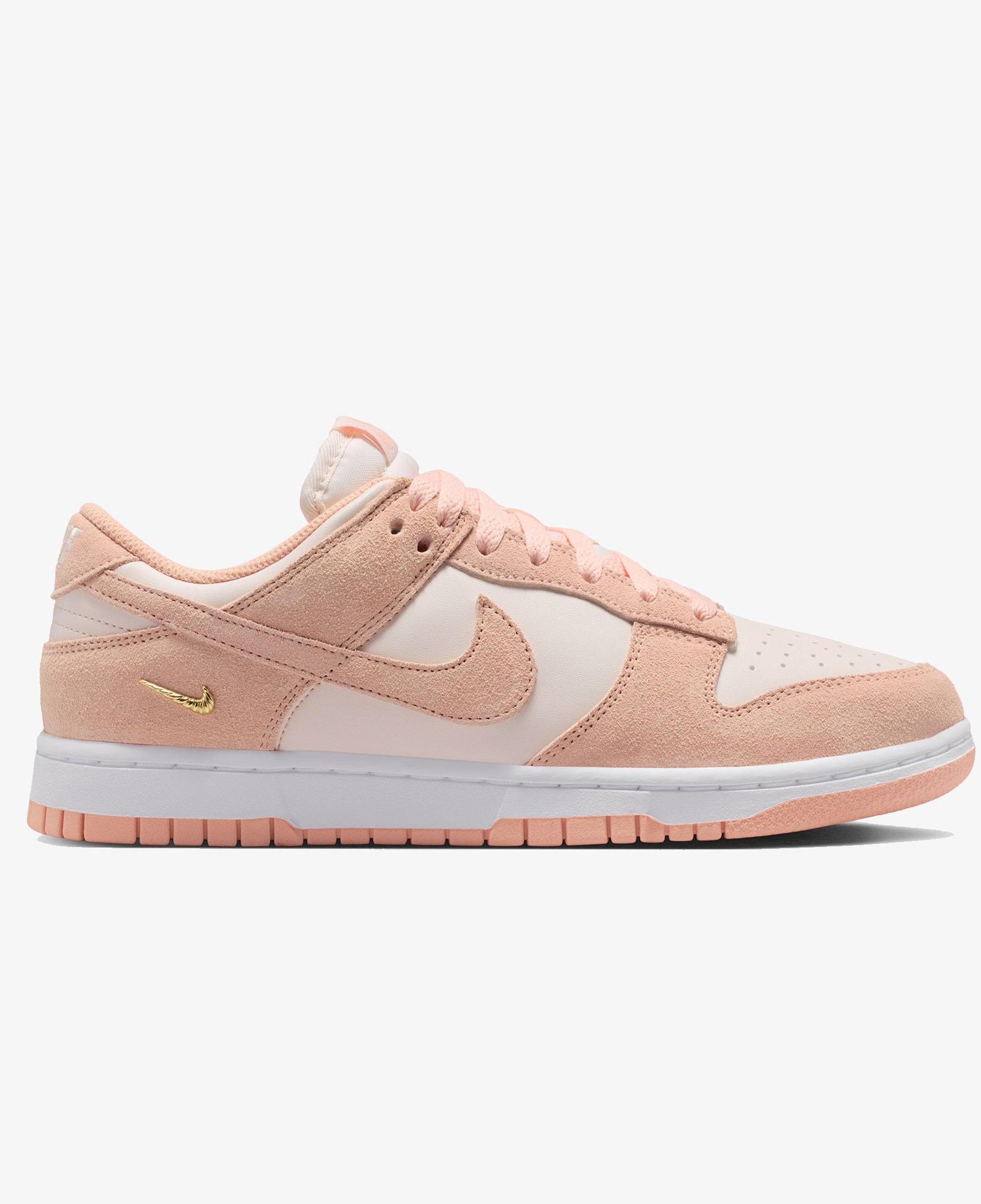Nike Dunk Low Suede Kadın Pembe Spor Ayakkabı