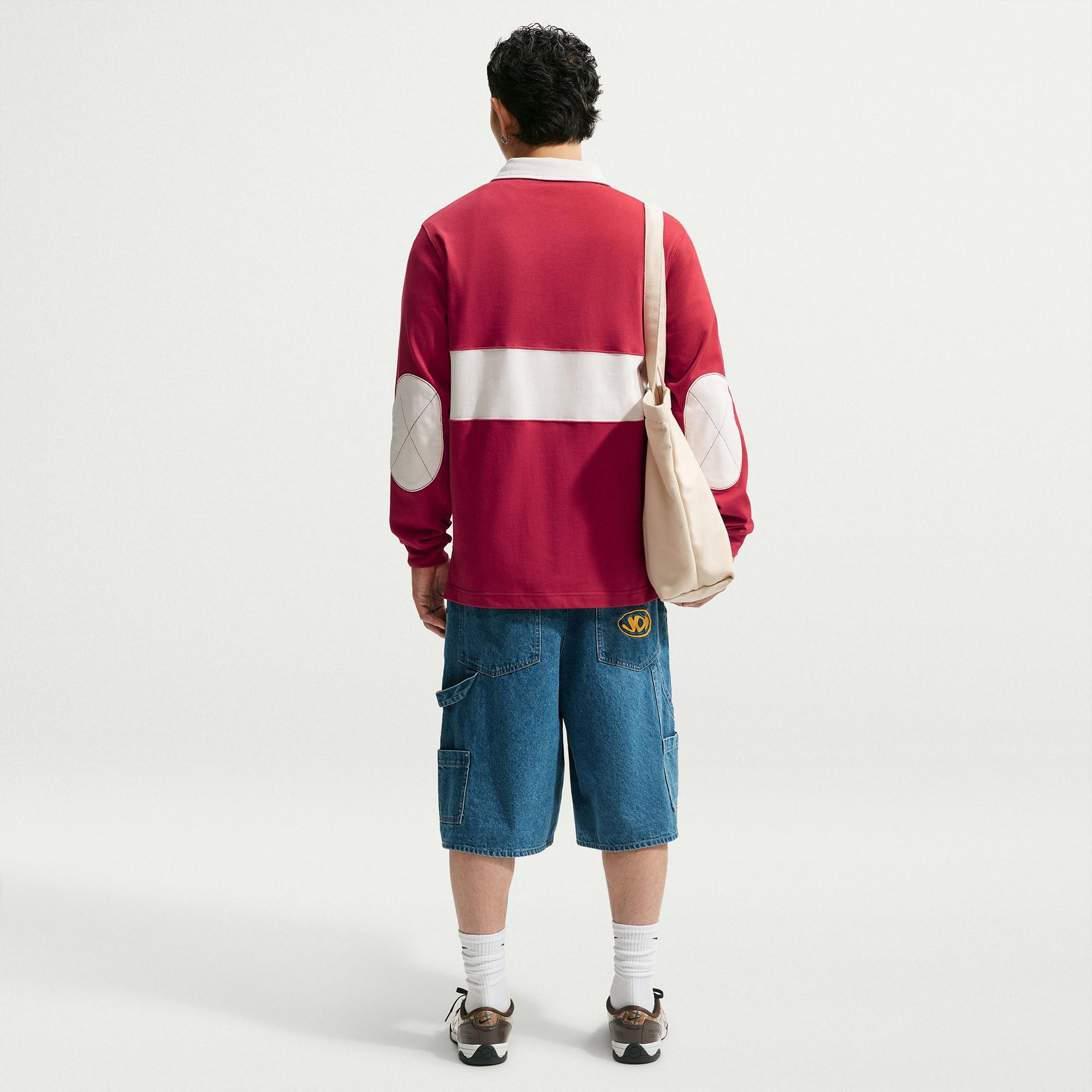 Nike Sportswear Club Rugby Erkek Pembe Polo