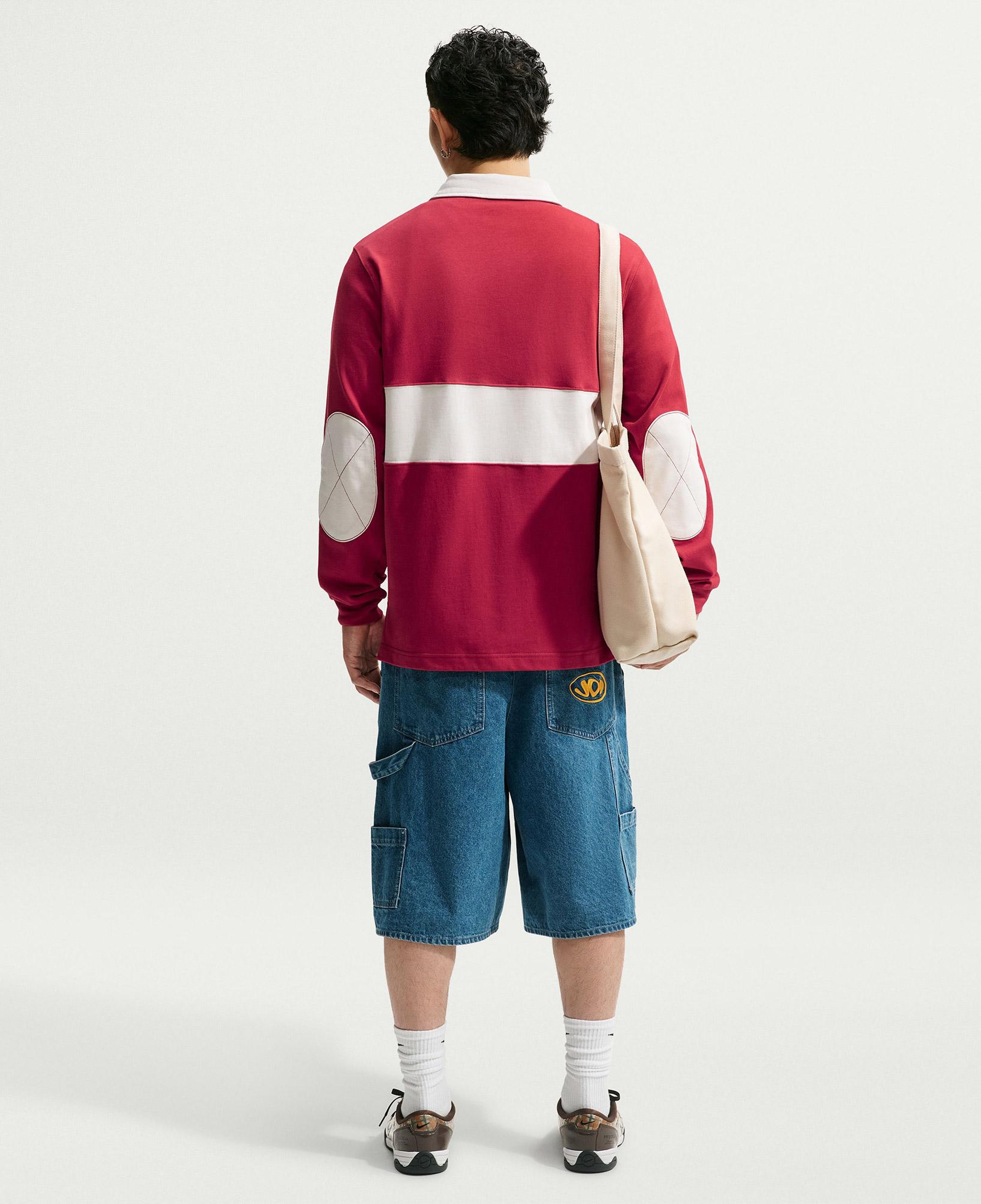 Nike Sportswear Club Rugby Erkek Pembe Polo