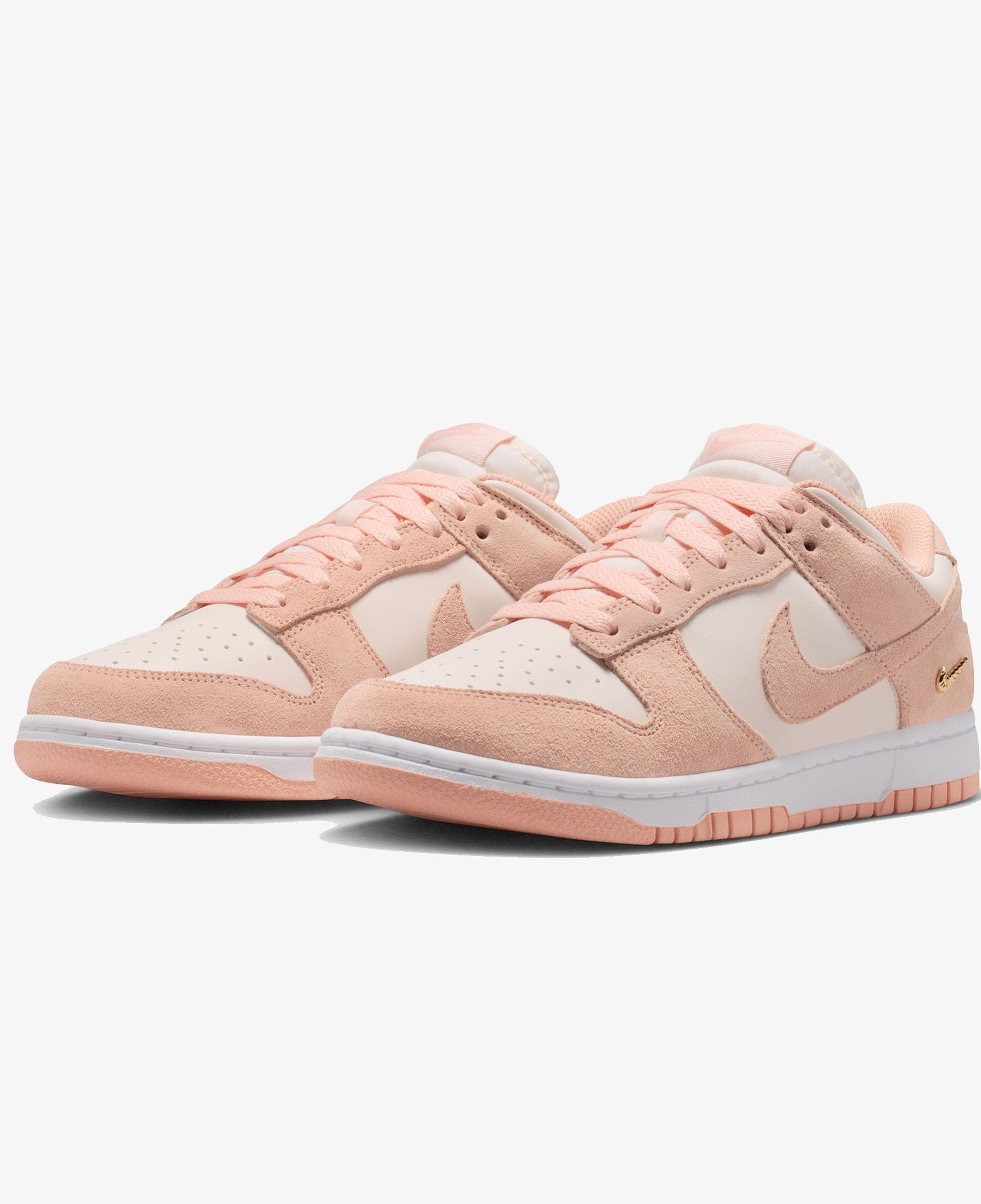 Nike Dunk Low Suede Kadın Pembe Spor Ayakkabı