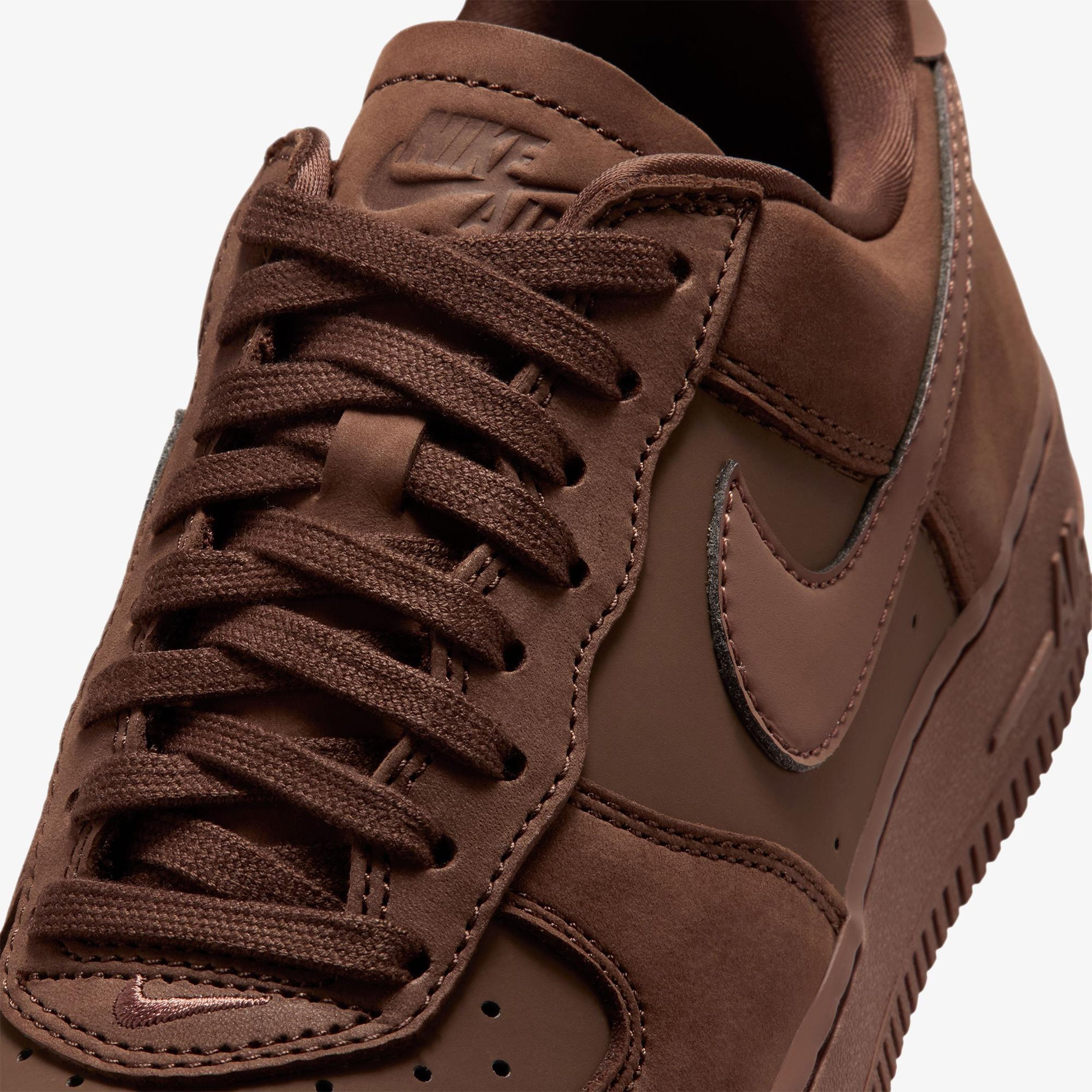 Nike Air Force 1 Retro Premium Kadın Kahverengi Spor Ayakkabı