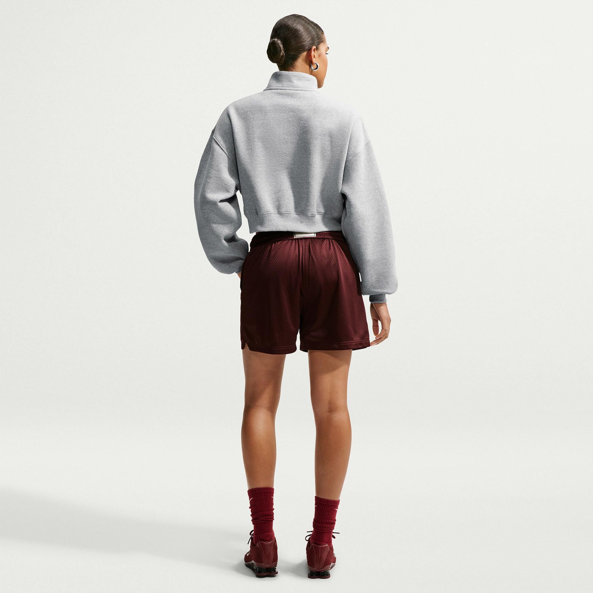 Nike Studio Fleece Kadın Gri Sweatshirt