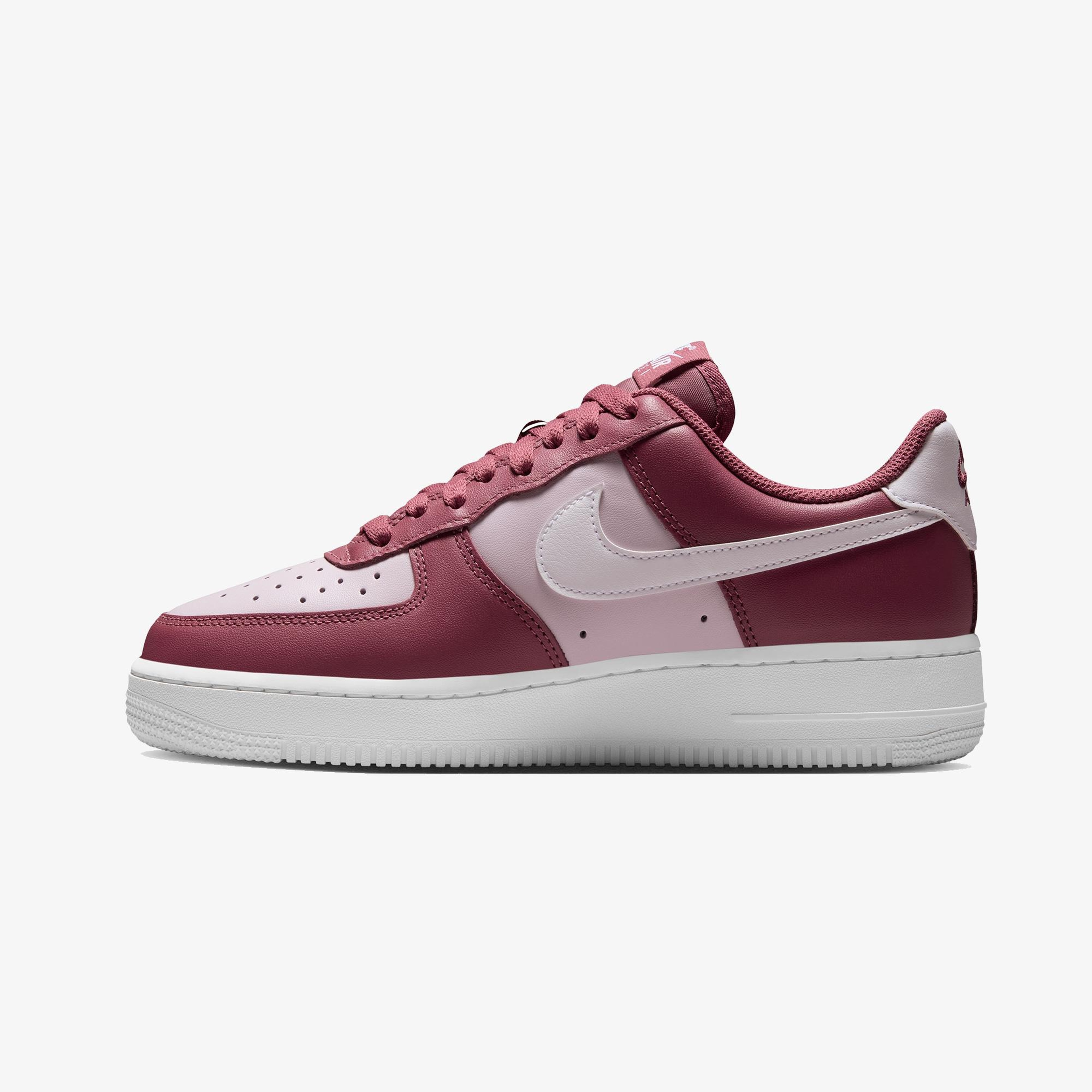 Nike Air Force 1 '07 Low Kadın Bordo Spor Ayakkabı