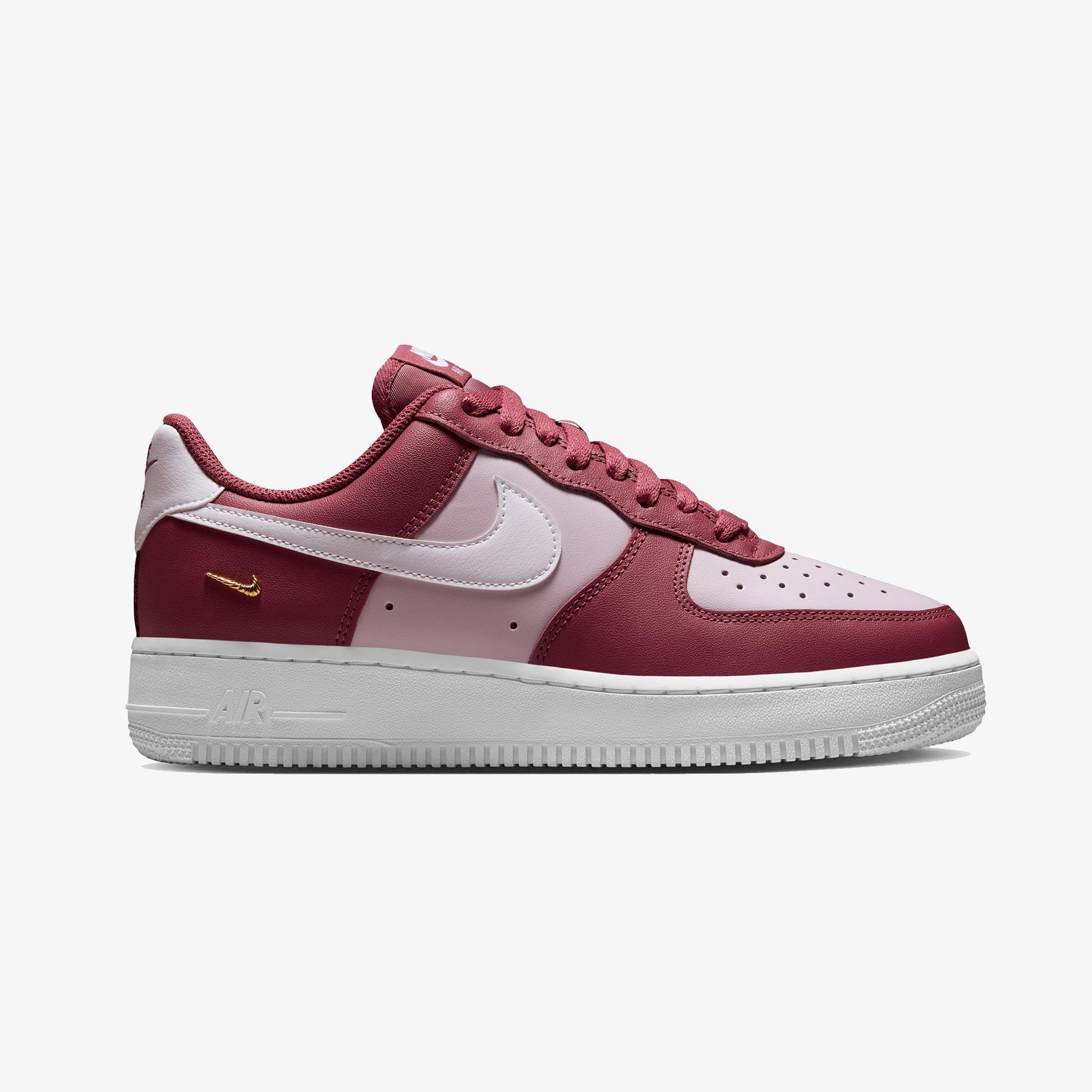 Nike Air Force 1 '07 Low Kadın Bordo Spor Ayakkabı