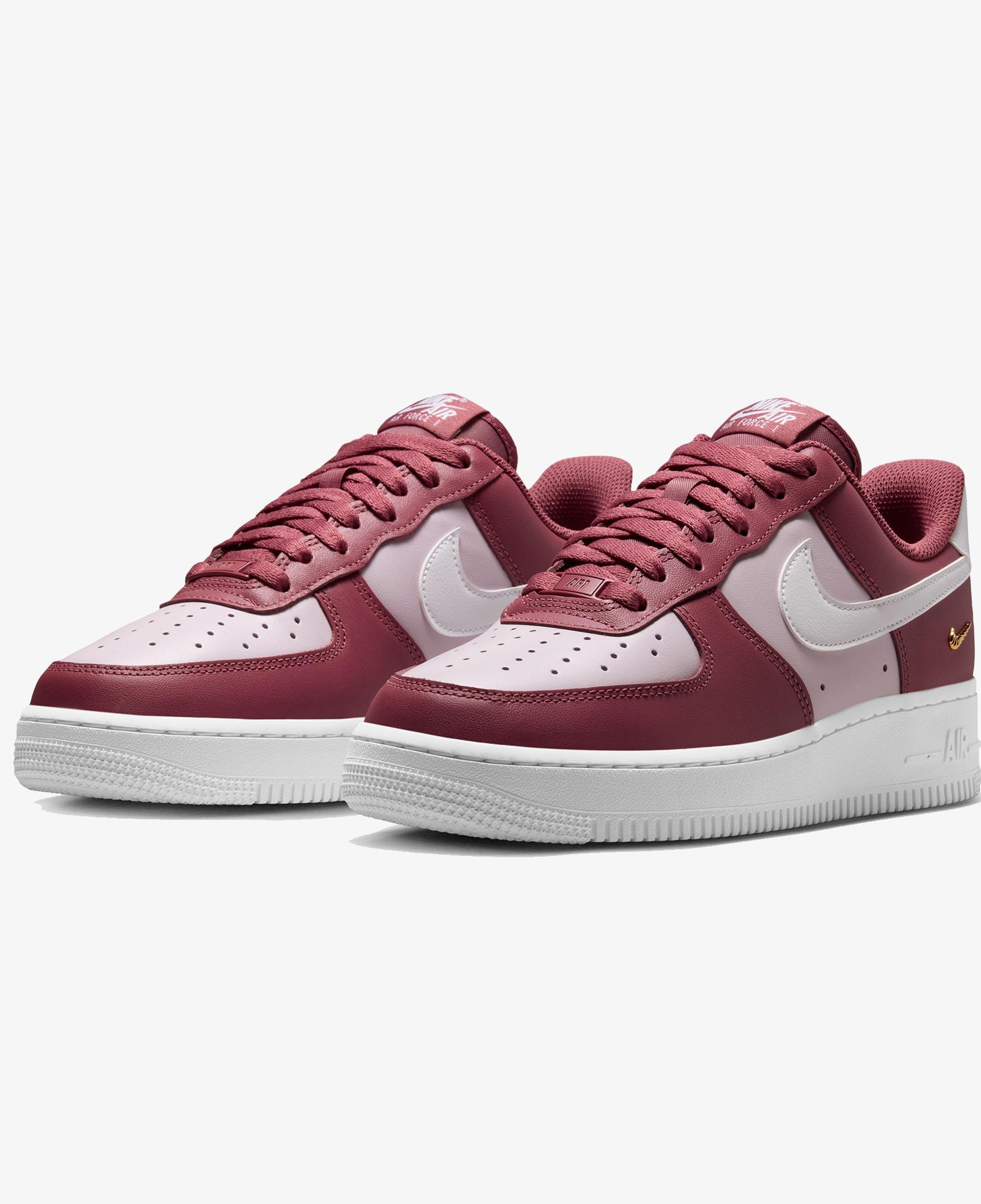 Nike Air Force 1 '07 Low Kadın Bordo Spor Ayakkabı