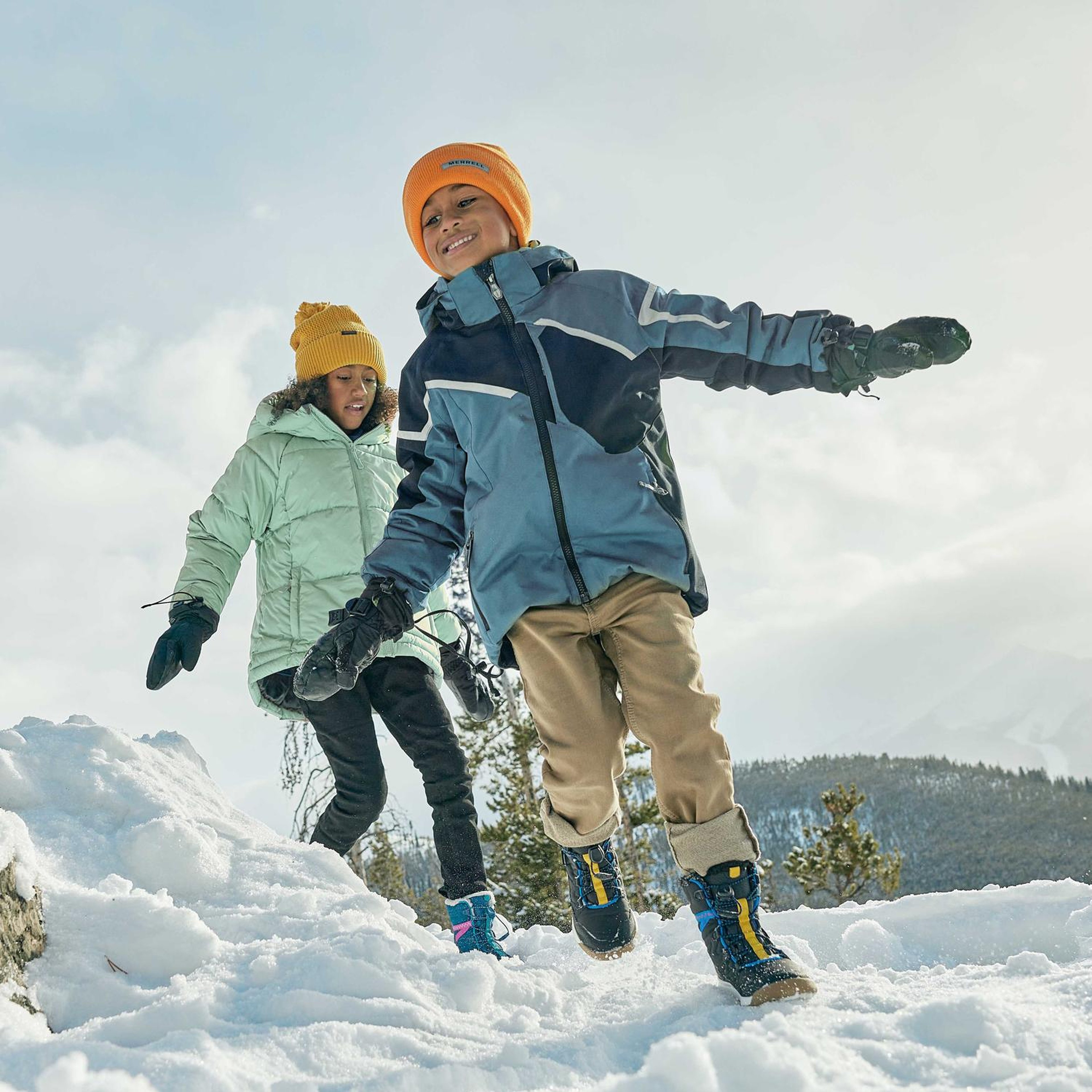 Merrell Snow Crush 30 Waterproof Kız Çocuk Sarı Bot