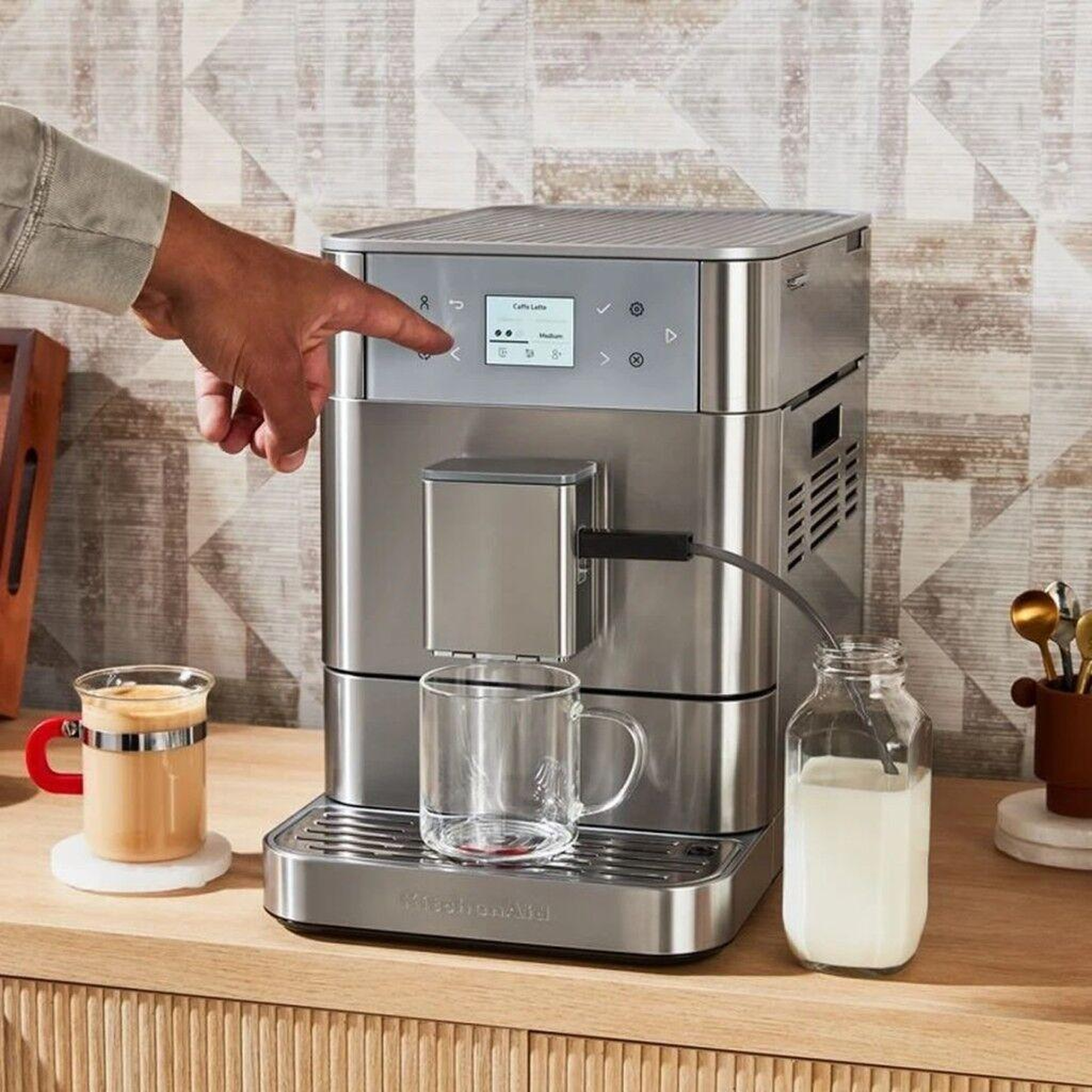 KitchenAid KF6 5KES8556ESX Tam Otomatik Espresso Makinesi – İnox