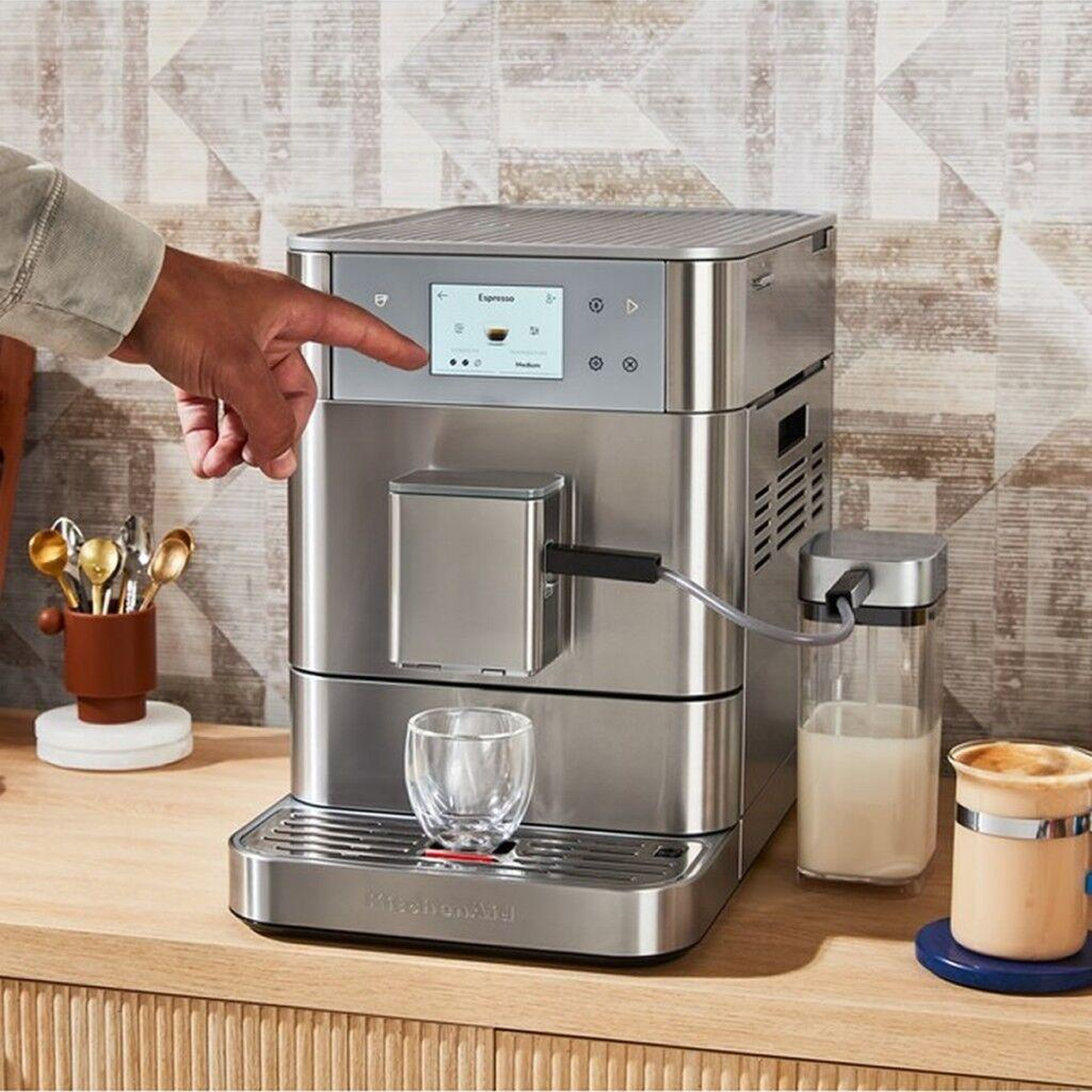 KitchenAid KF7 5KES8557ESX Tam Otomatik Espresso Makinesi – İnox