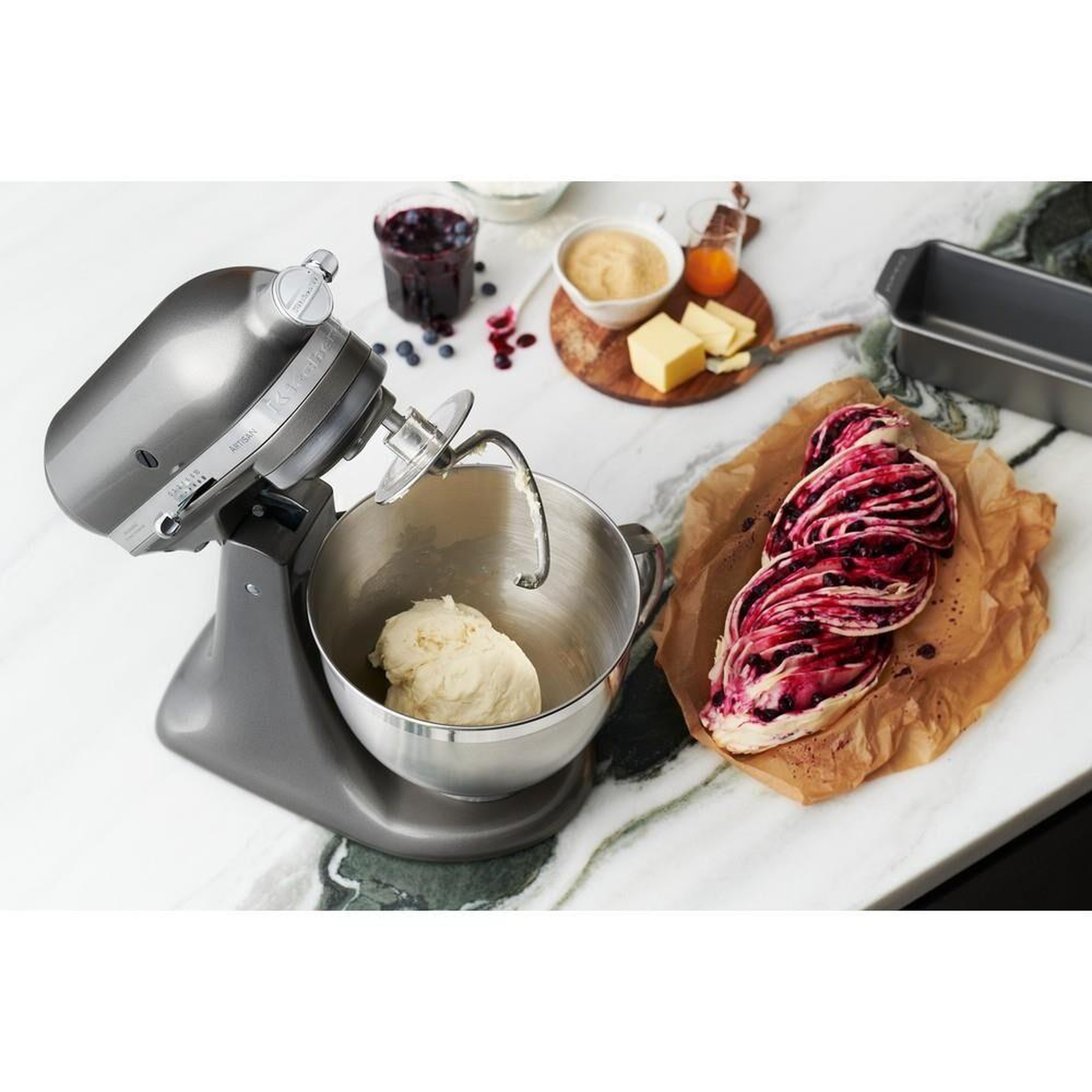 KitchenAid Artisan 5KSM175PSEMS Medallion Silver 4.8L Stand Mikser