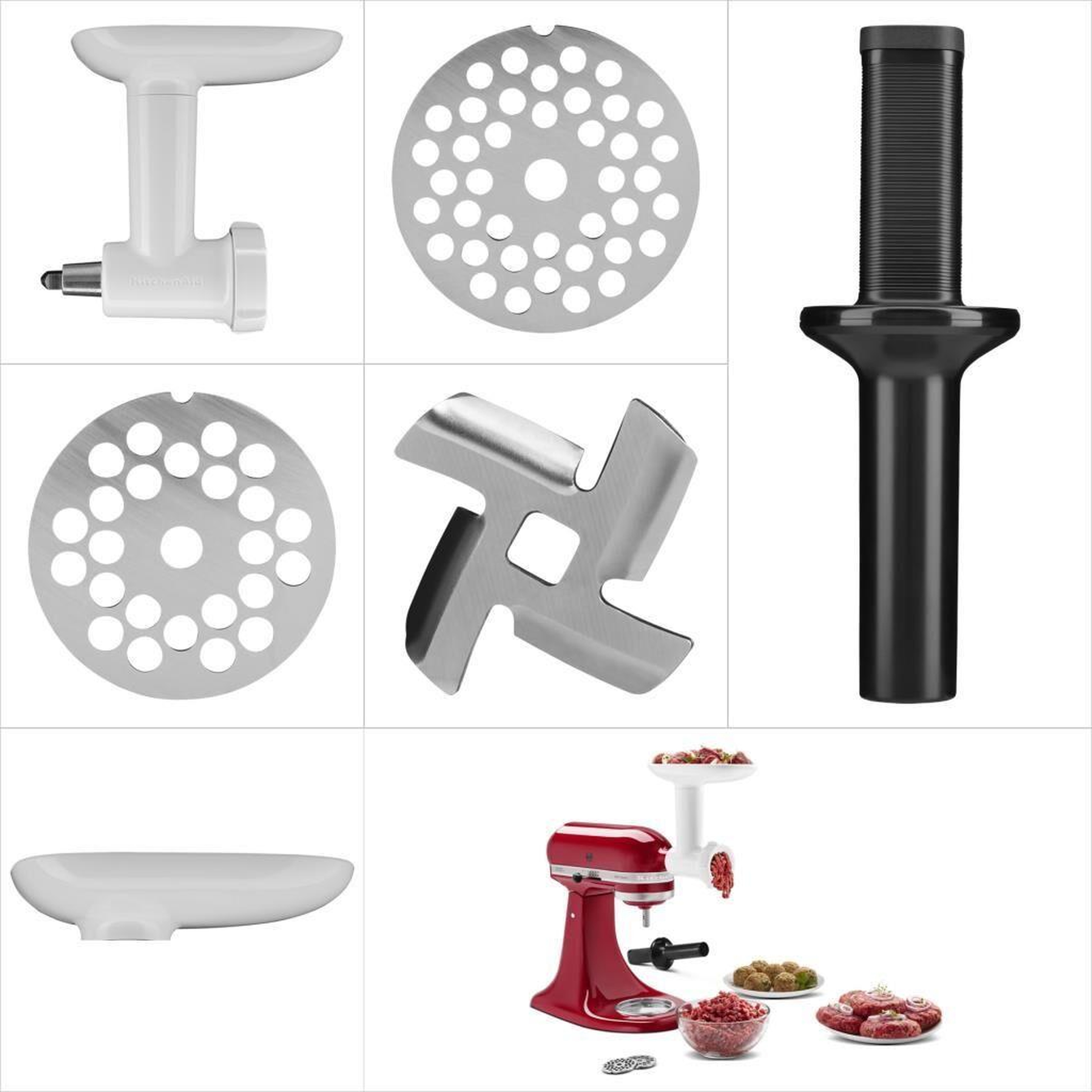 KitchenAid 5KSMFGA Kıyma Çekme ve Gıda Öğütme Aksesuarı