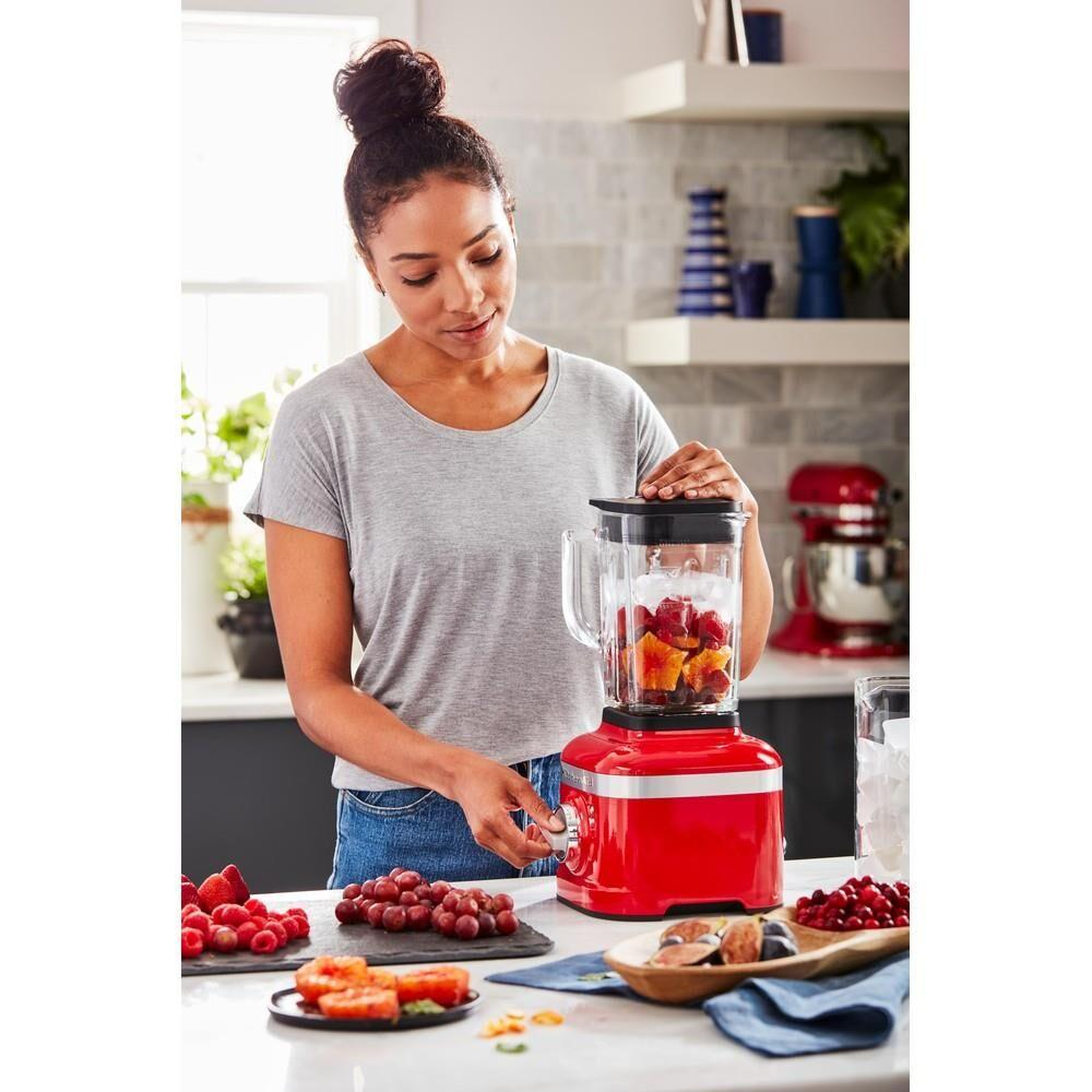 KitchenAid K400 Artisan 5KSB4026EER Empire Red Blender