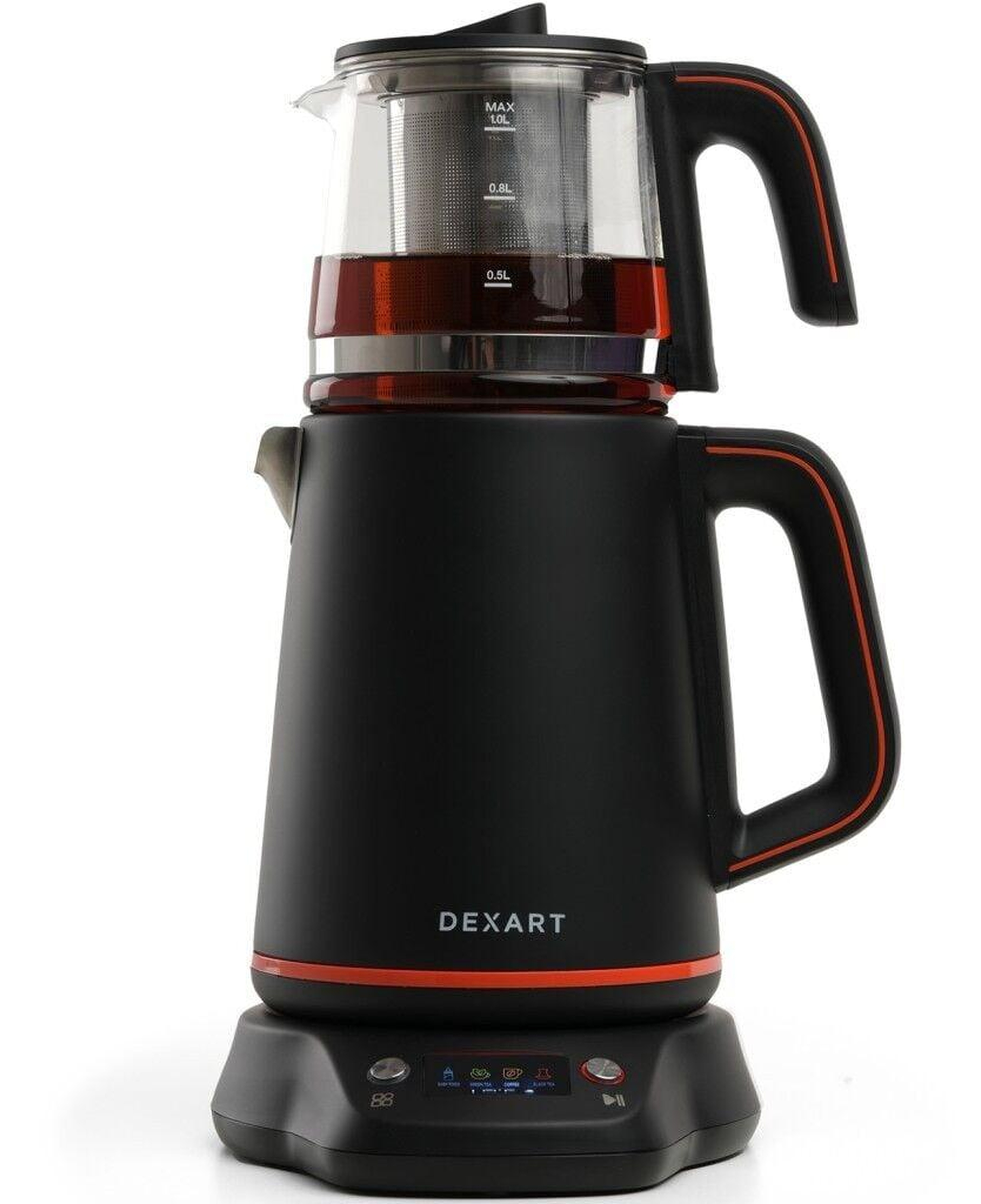 Dexart DX-1321-BL PerfectTea Dijital Çay Makinesi – Siyah