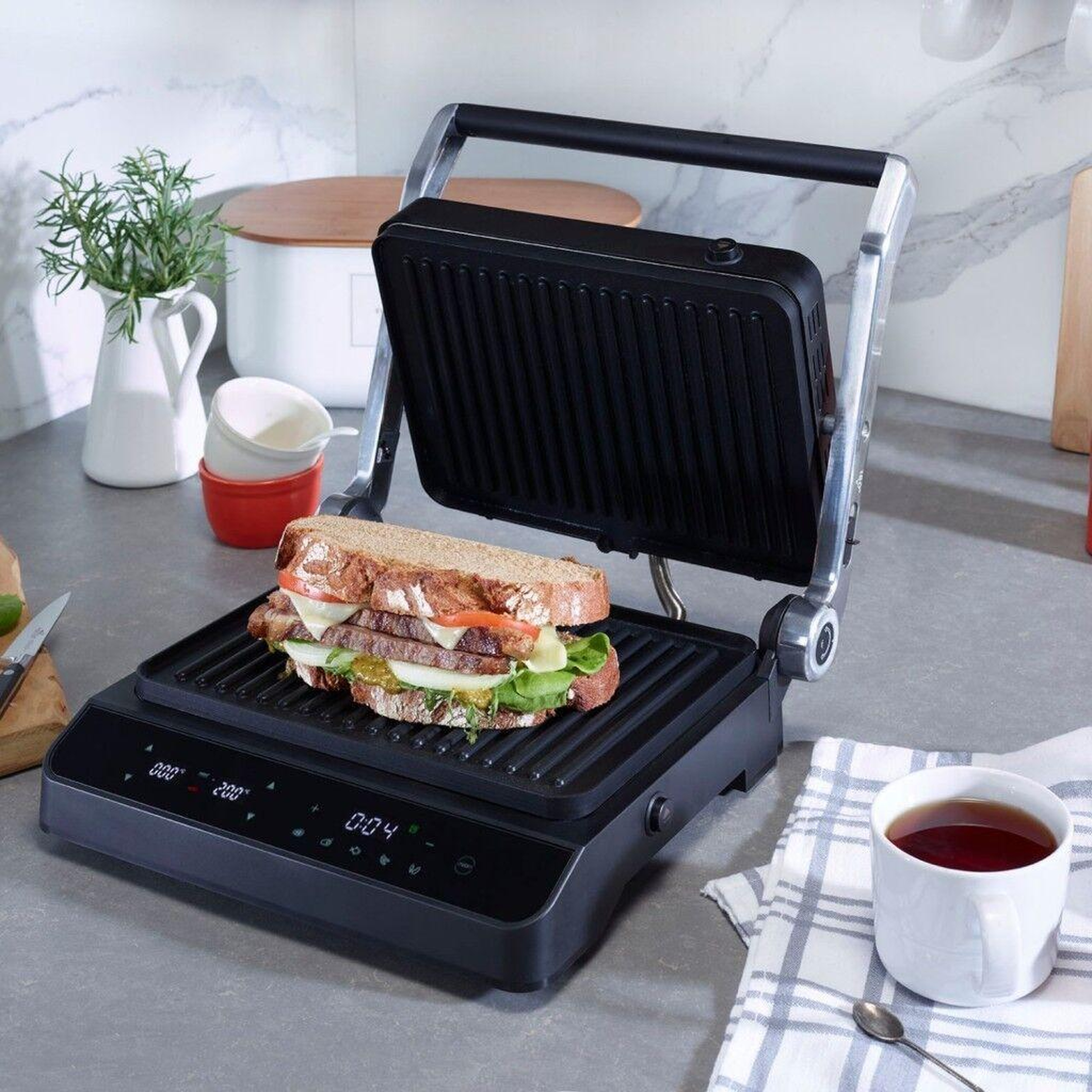 Dexart GT52C Smart Control Dijital Izgara Tost Makinesi