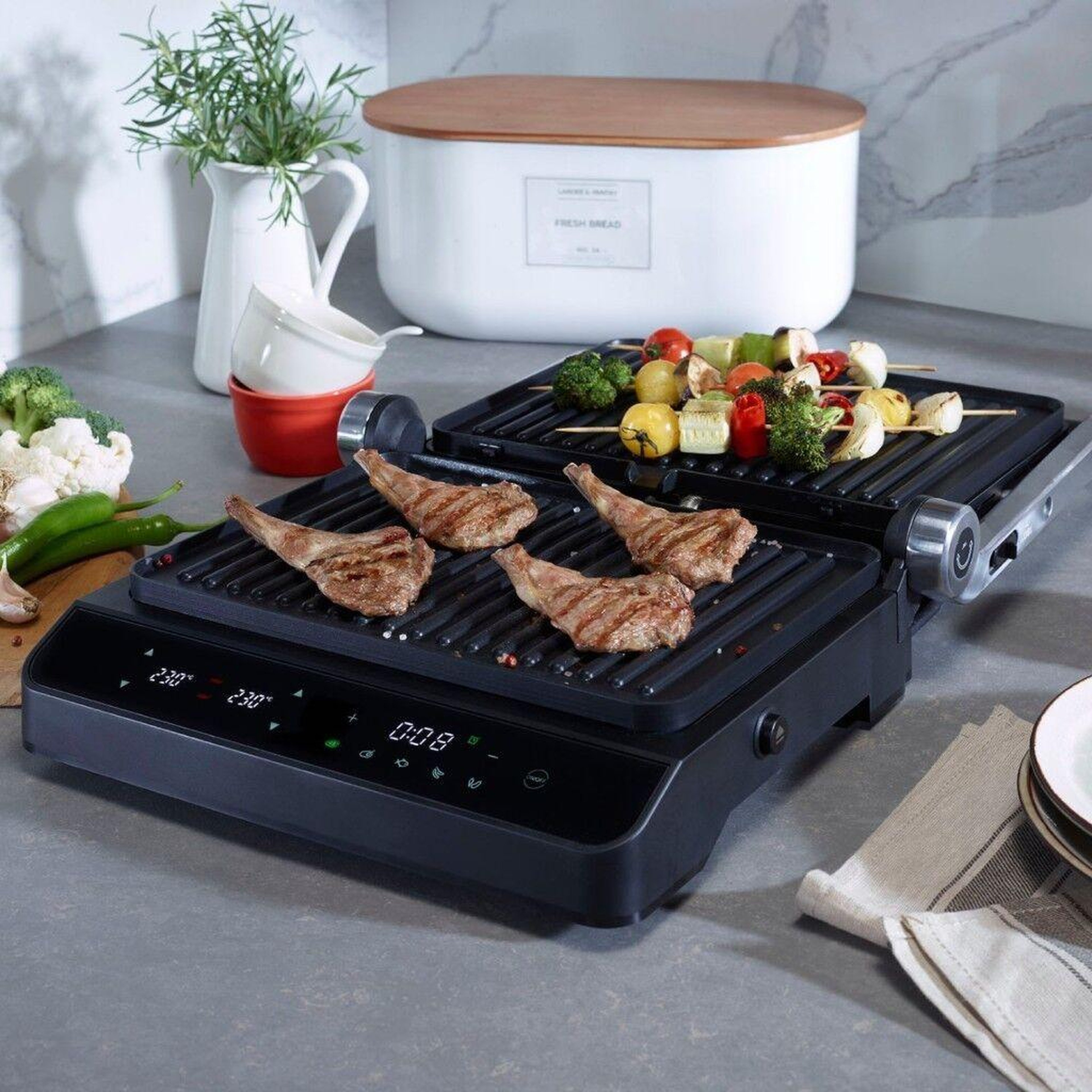 Dexart GT52C Smart Control Dijital Izgara Tost Makinesi