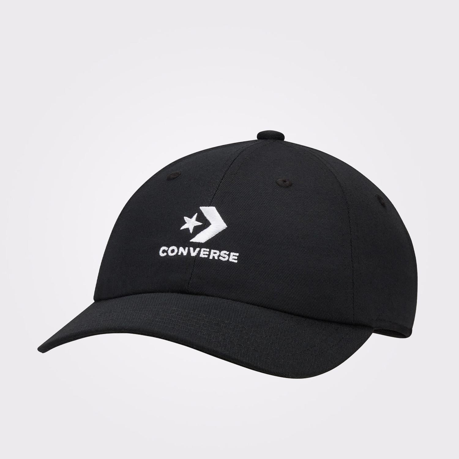 Converse Logo Lock-Up Unisex Siyah Şapka