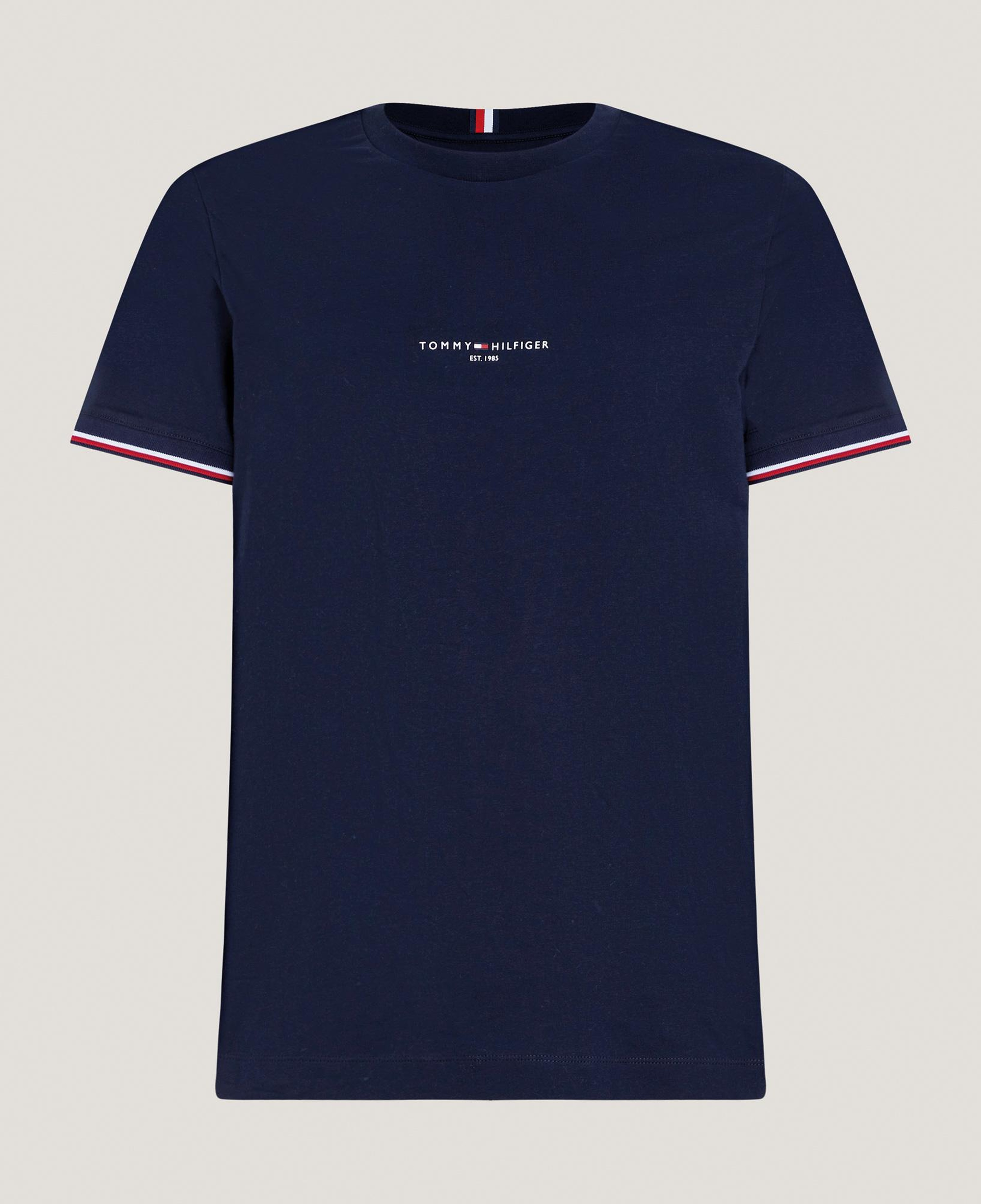 Tommy Hilfiger Logo Tipped Erkek Lacivert T-Shirt
