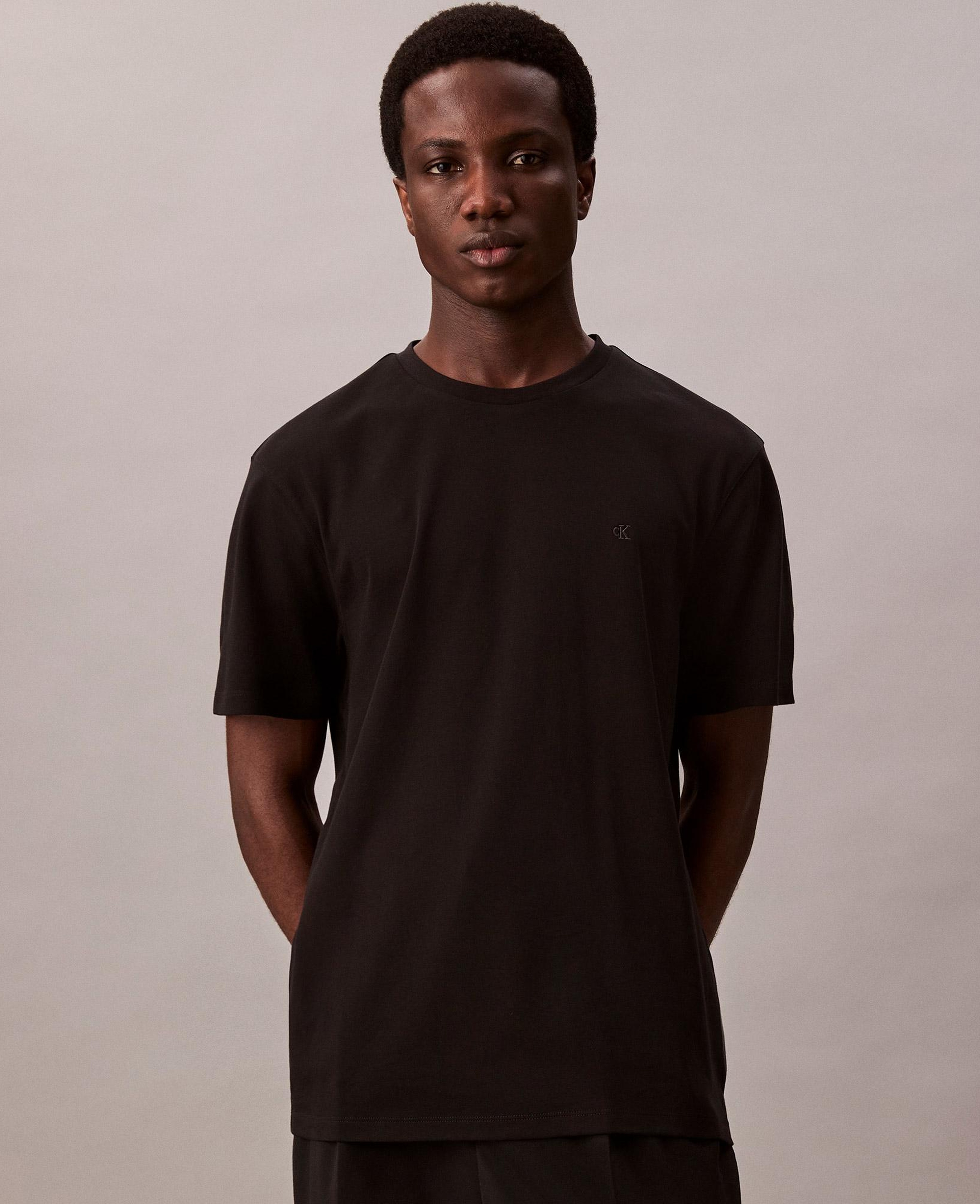 Calvin Klein Supima Chest Erkek Siyah T-Shirt
