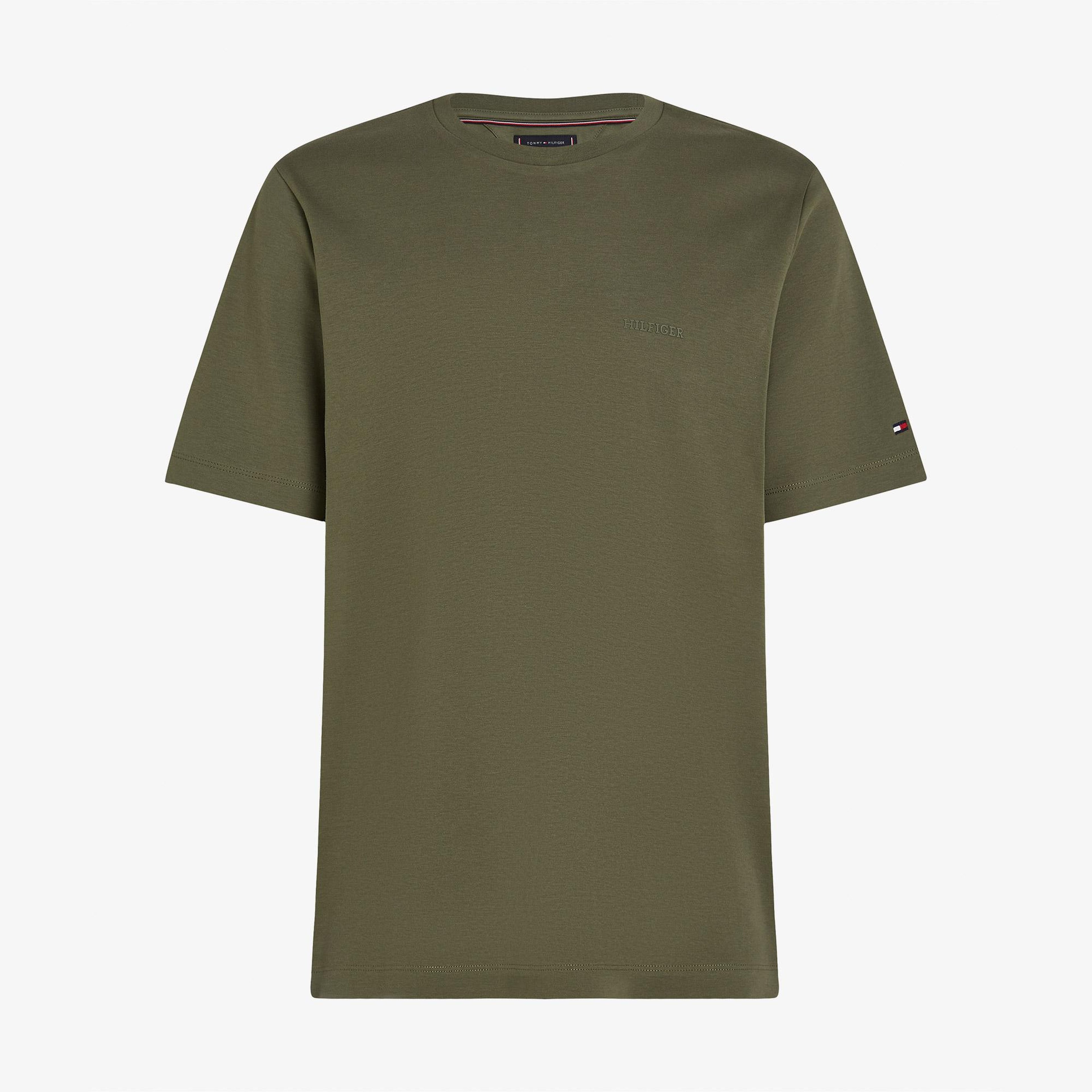 Tommy Hilfiger Light Interlock Erkek Yeşil T-Shirt