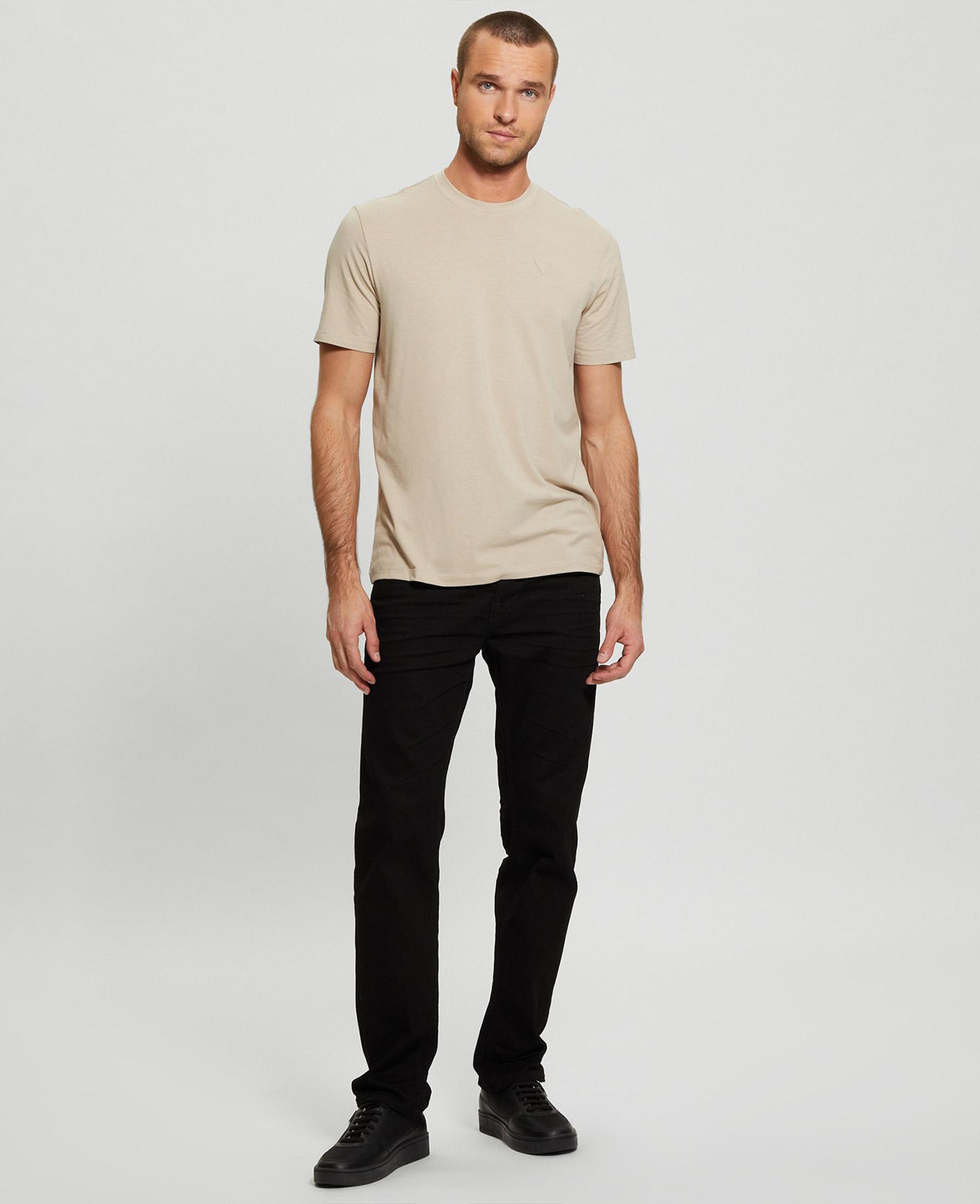 Guess Hedley Modal Erkek Bej T-Shirt