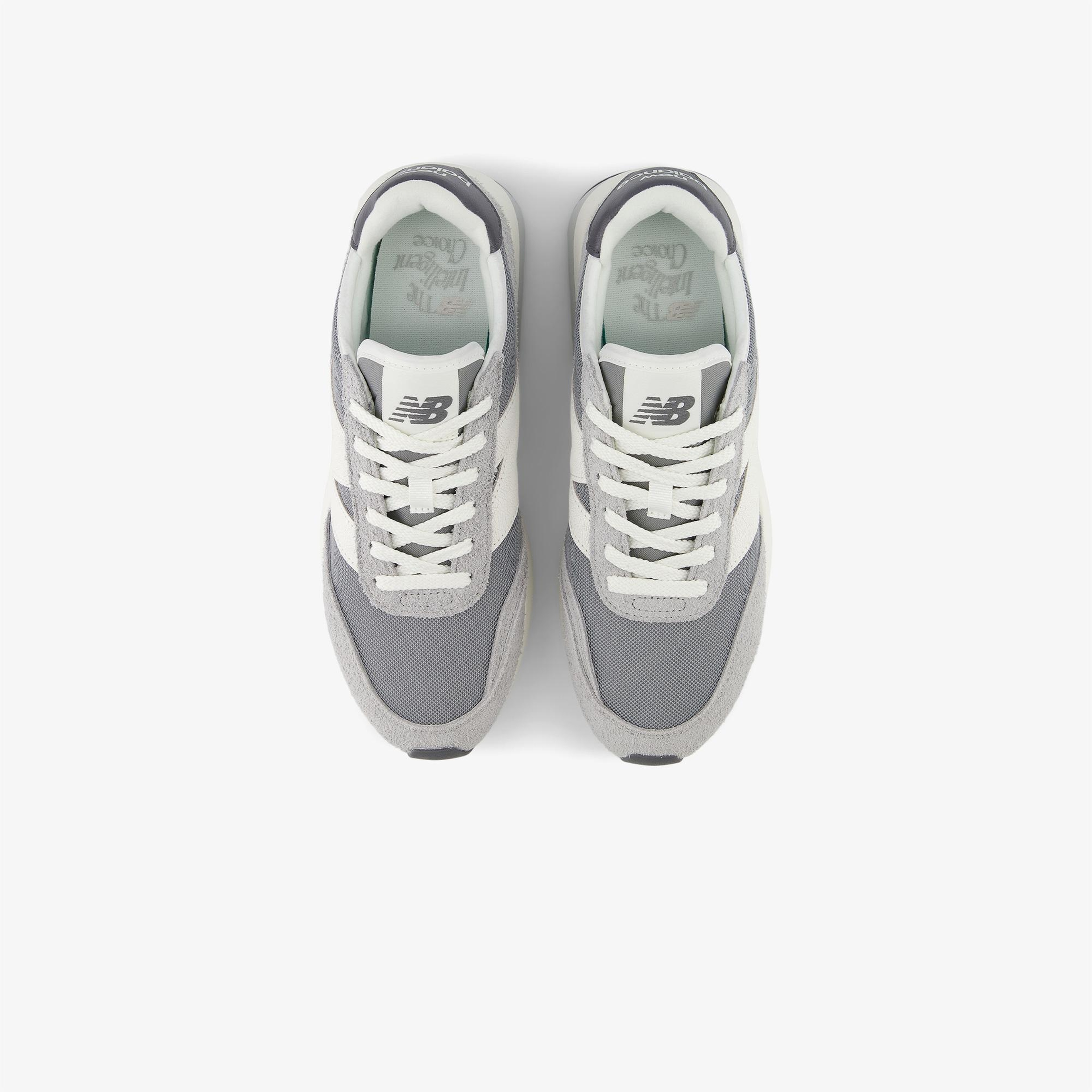 New Balance 370  Lifestyle   Kadın Gri Spor Ayakkabı