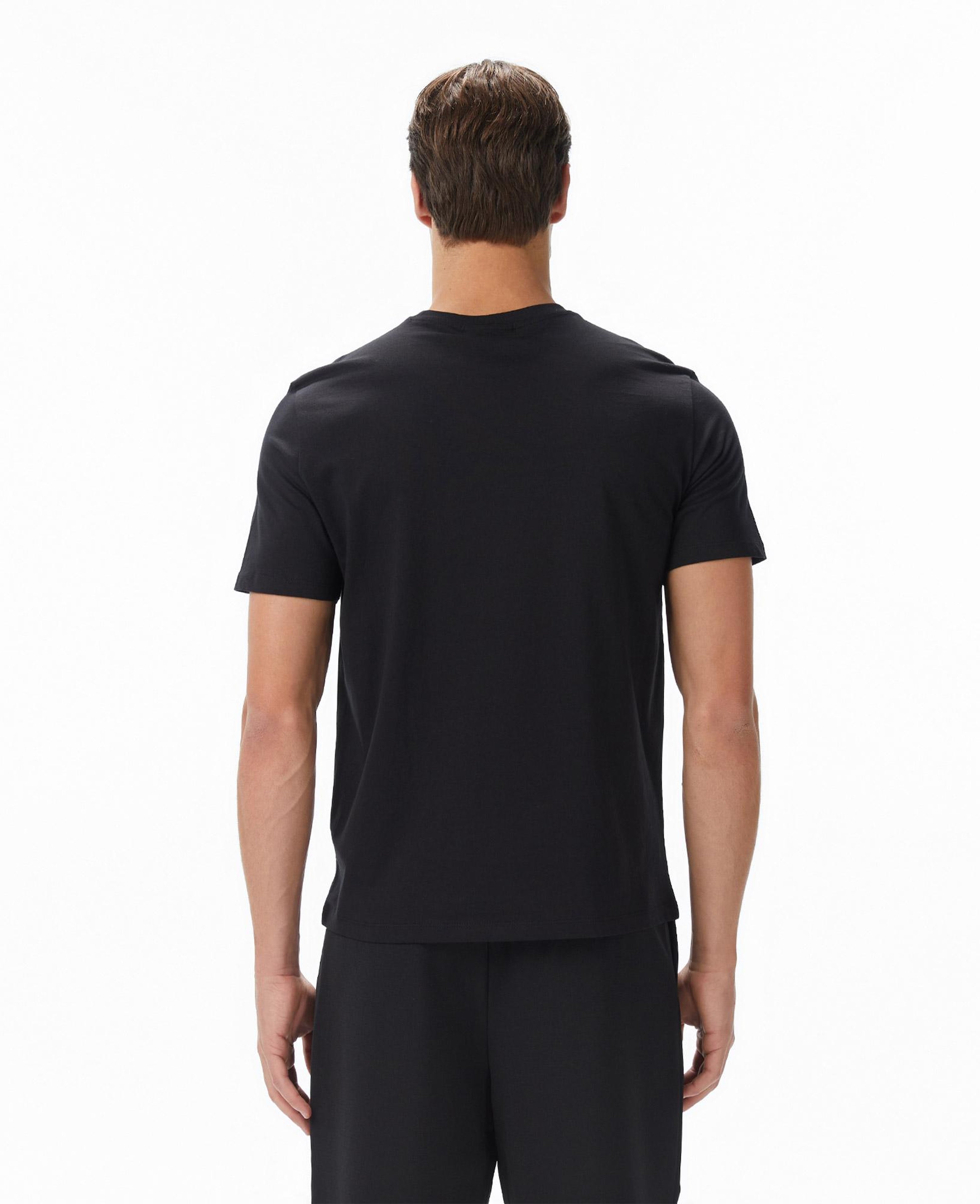 Calvin Klein Woven Label 2'li Erkek Siyah T-Shirt