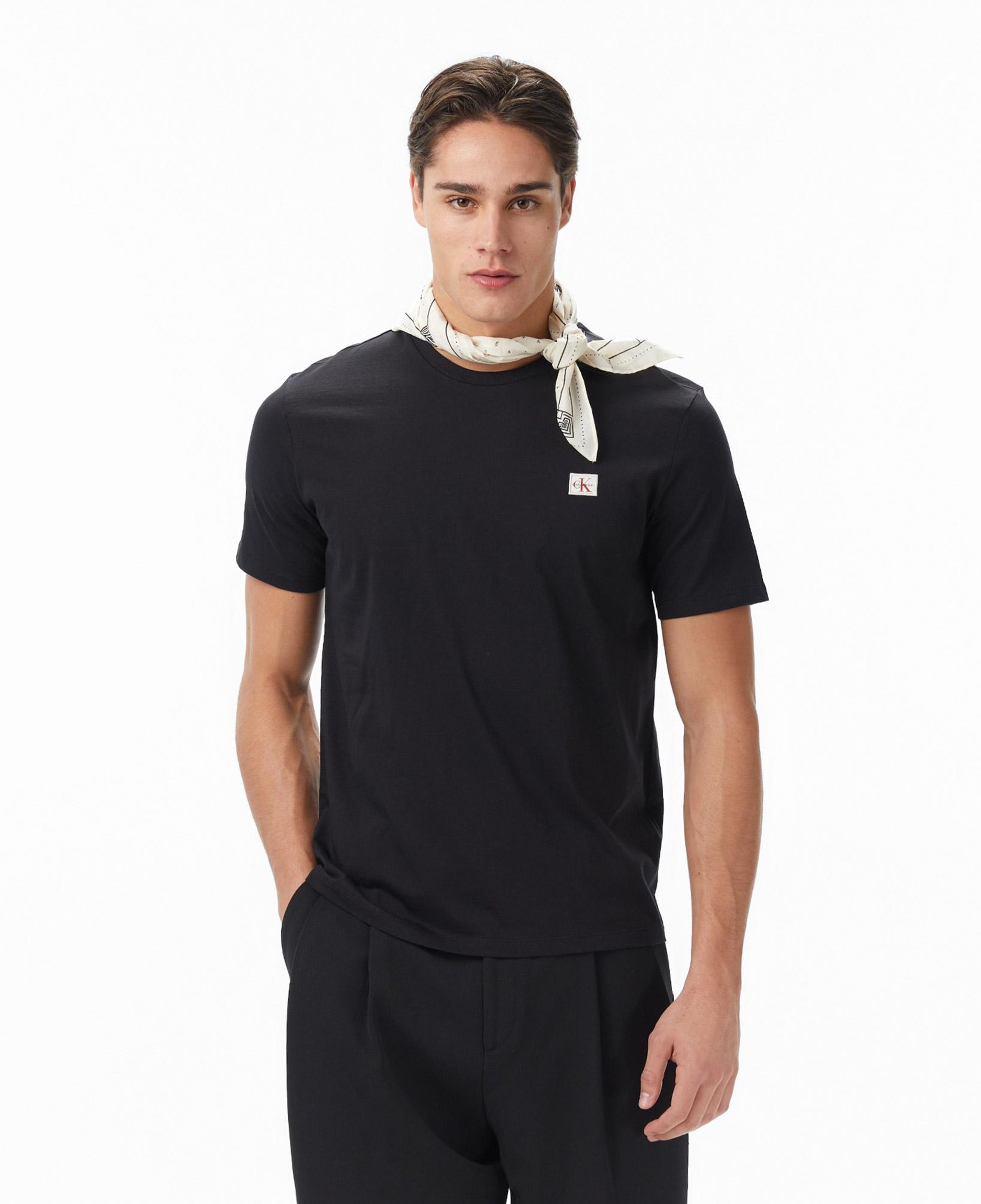Calvin Klein Woven Label 2'li Erkek Siyah T-Shirt
