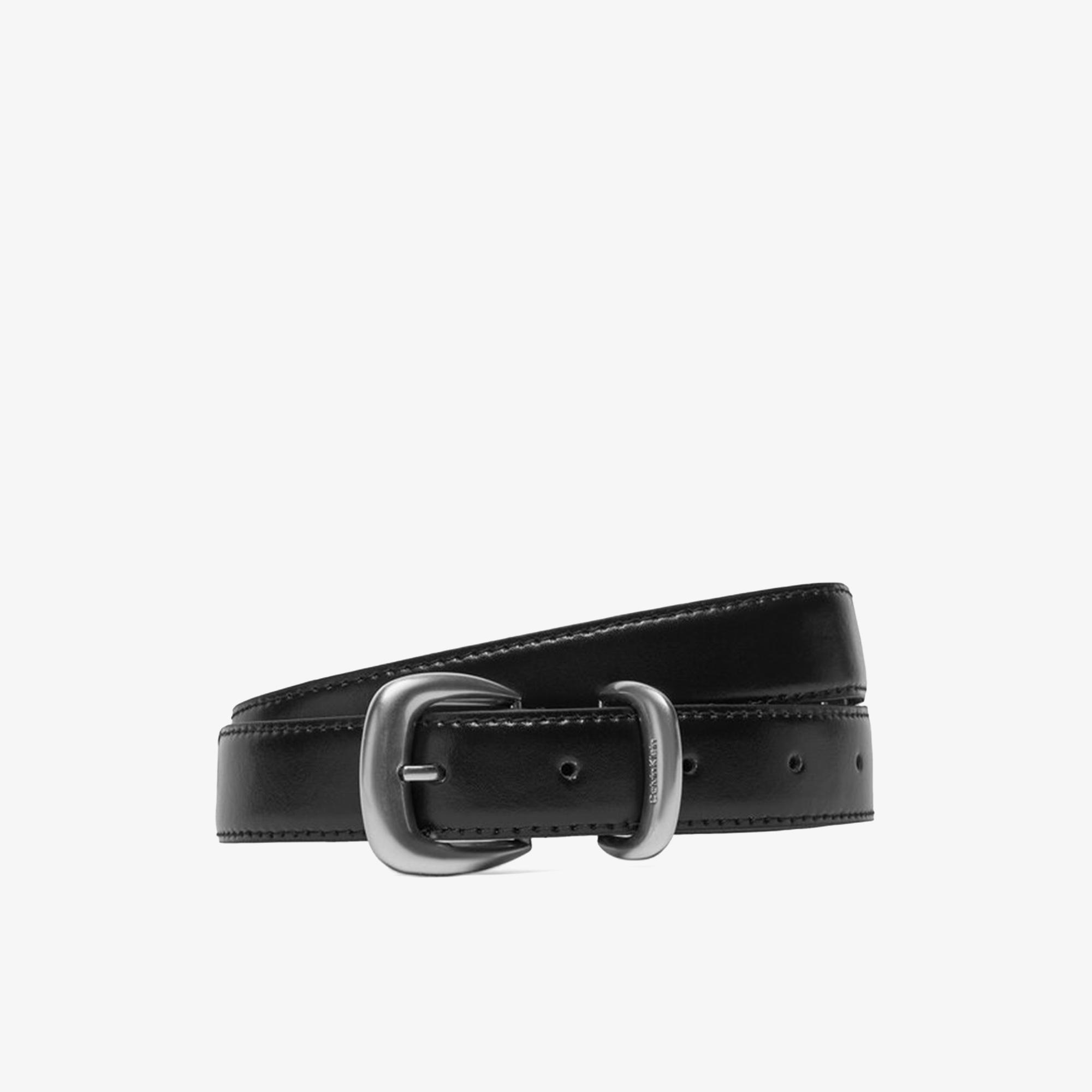 Calvin Klein 2 Piece Logo Buckle Kadın Siyah Kemer