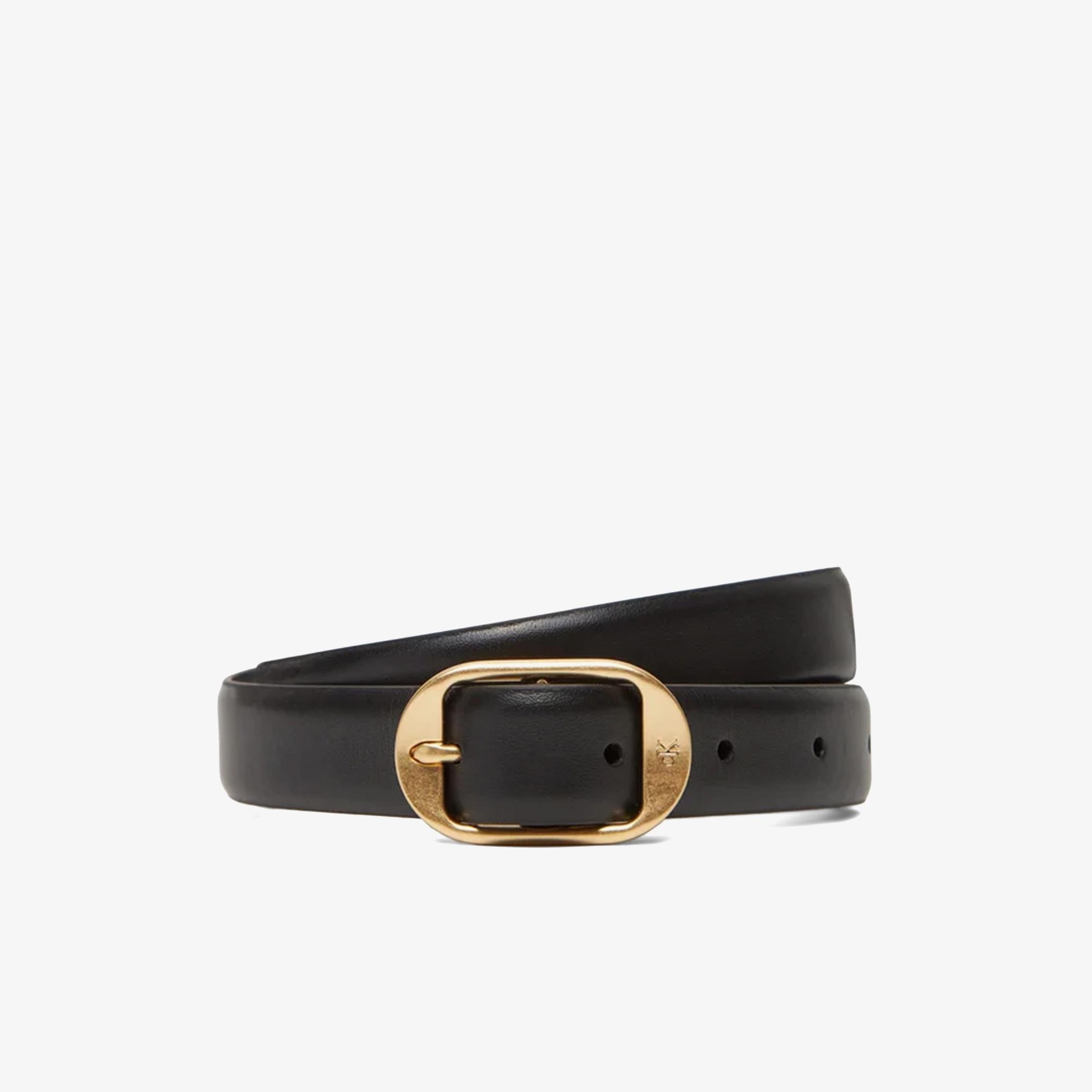 Calvin Klein Forged Pin Kadın Siyah Kemer