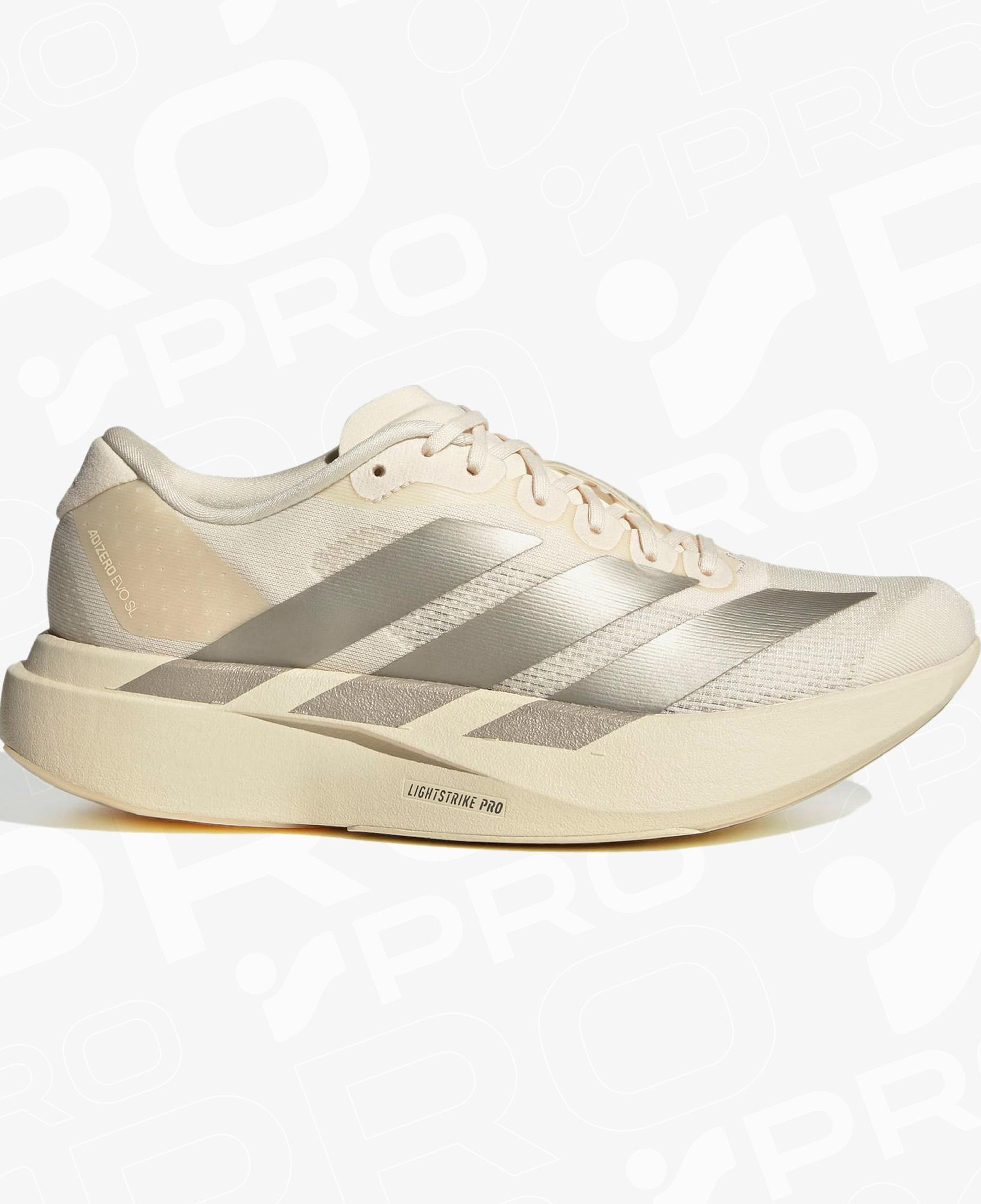 adidas Adizero Evo SL Kadın Krem Koşu Ayakkabısı