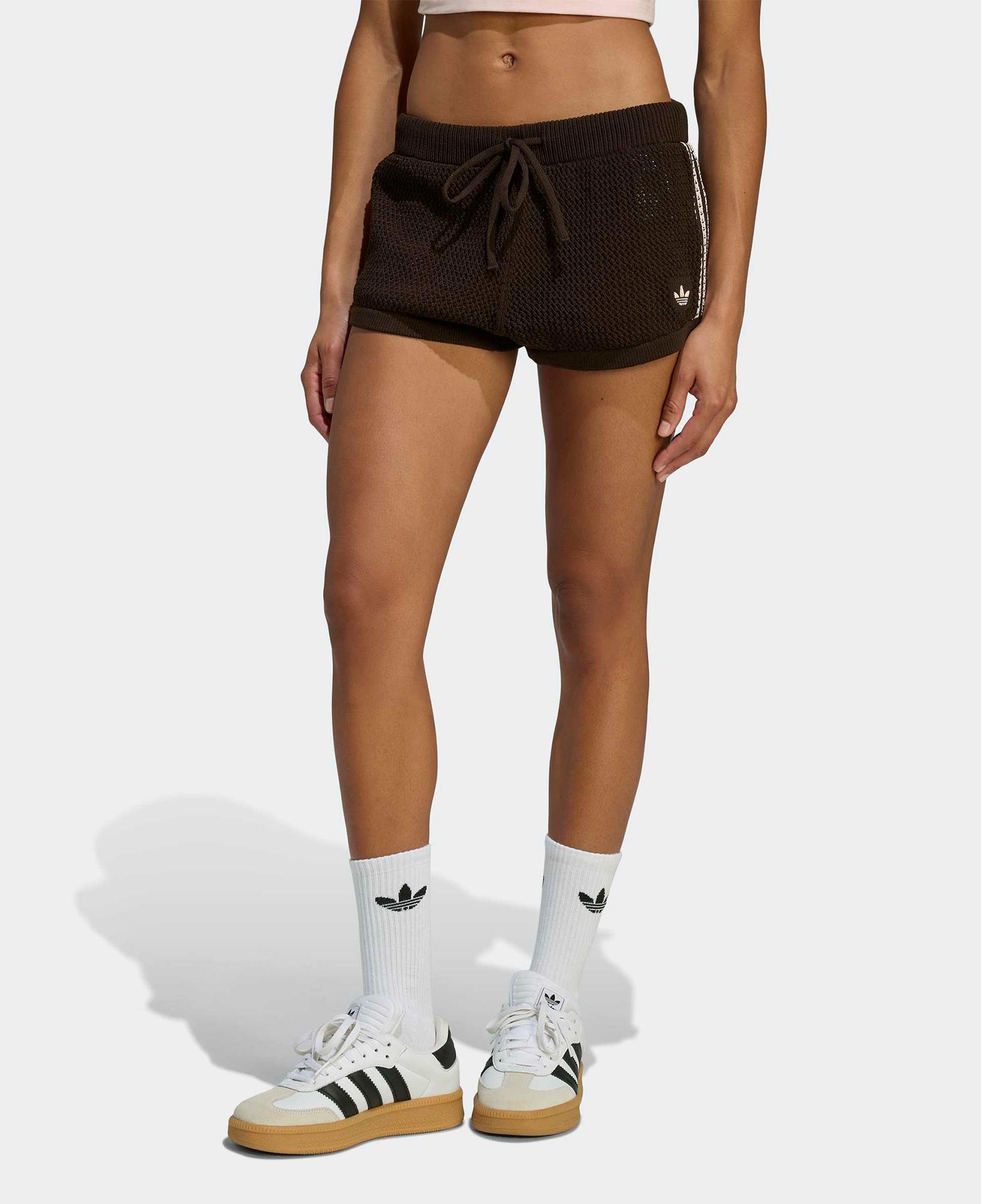adidas Crochet Kadın Kahverengi Şort