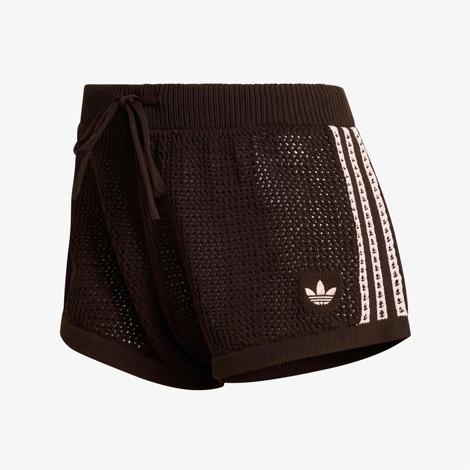 adidas Crochet Kadın Kahverengi Şort