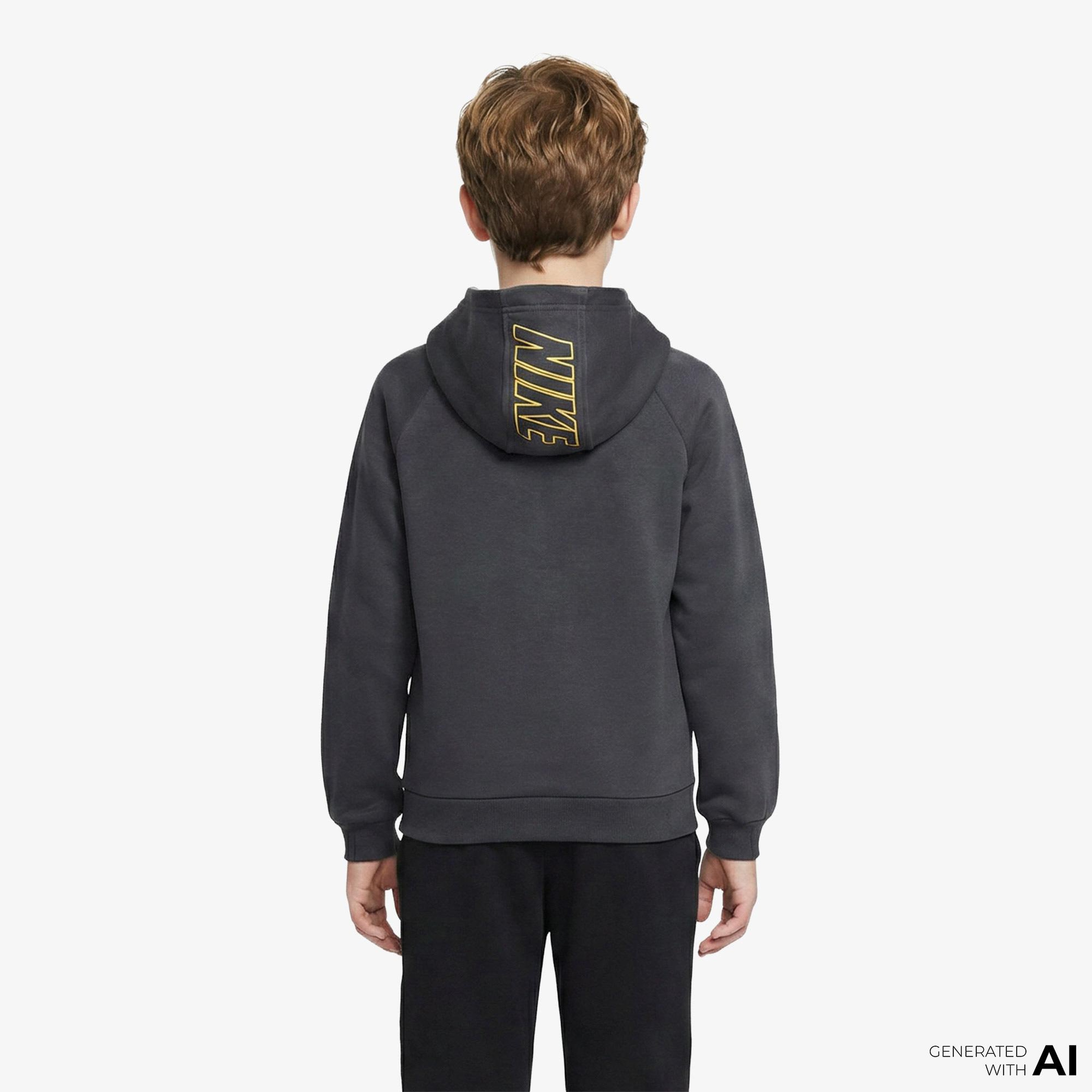 Nike Sportswear Club Fleece Çocuk Gri Eşofman Takımı