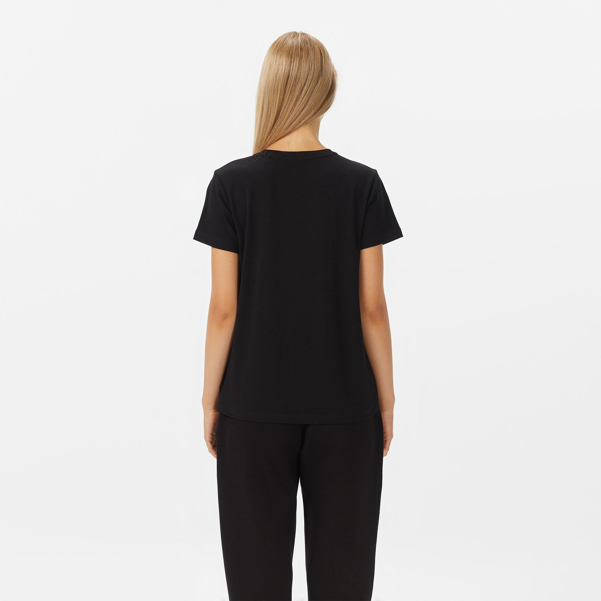 Guess Classic Kadın Siyah T-Shirt